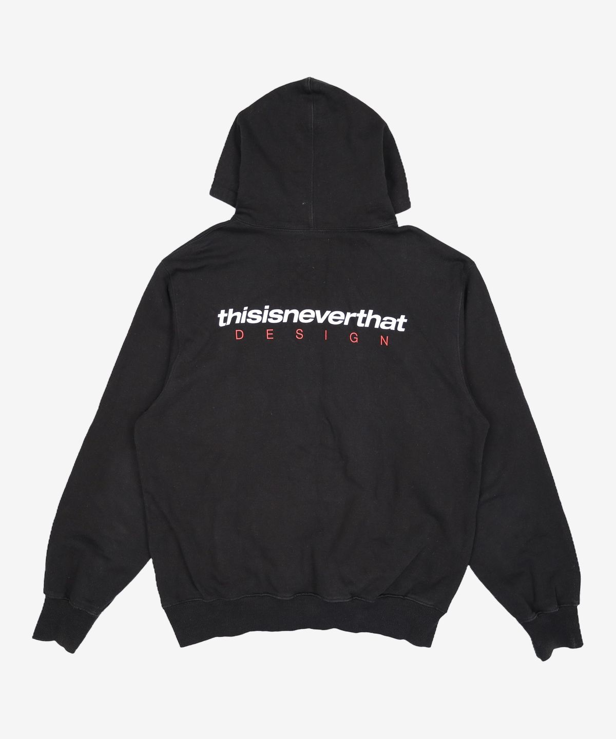 디스이즈네버댓(THISISNEVERTHAT) DSN-Logo Hoodie Black L