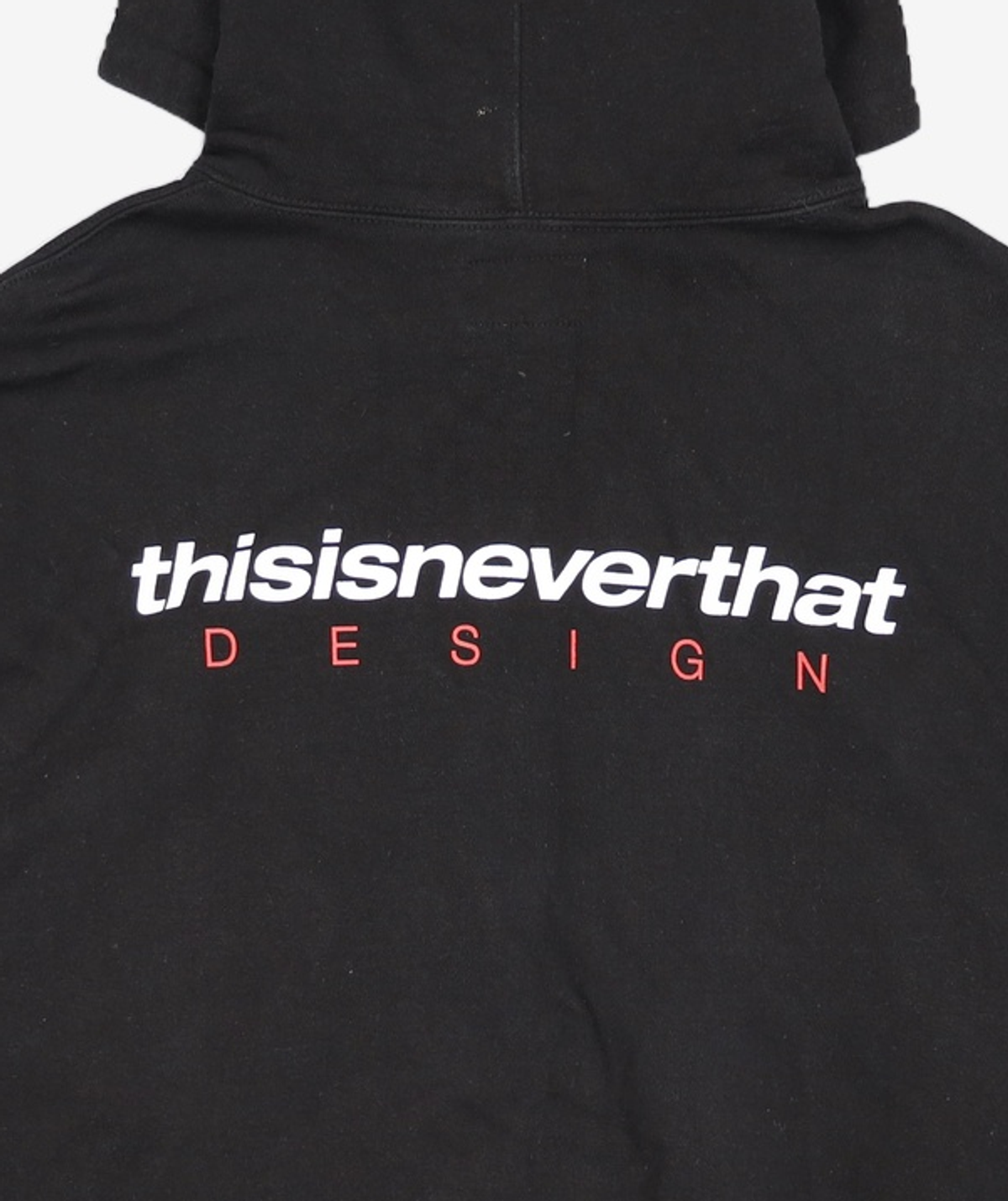디스이즈네버댓(THISISNEVERTHAT) DSN-Logo Hoodie Black L