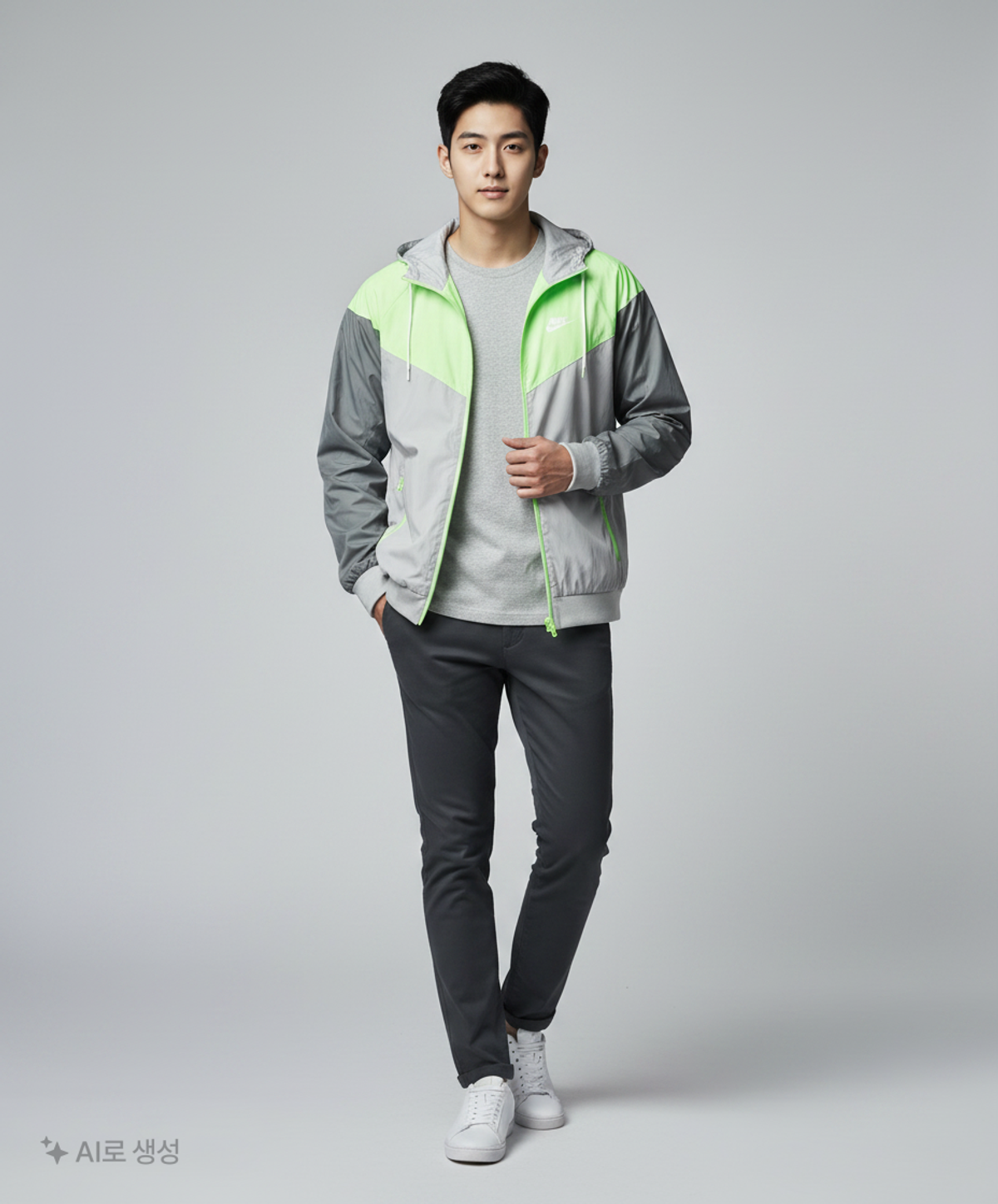 나이키(NIKE) 나일론/코치 재킷 S