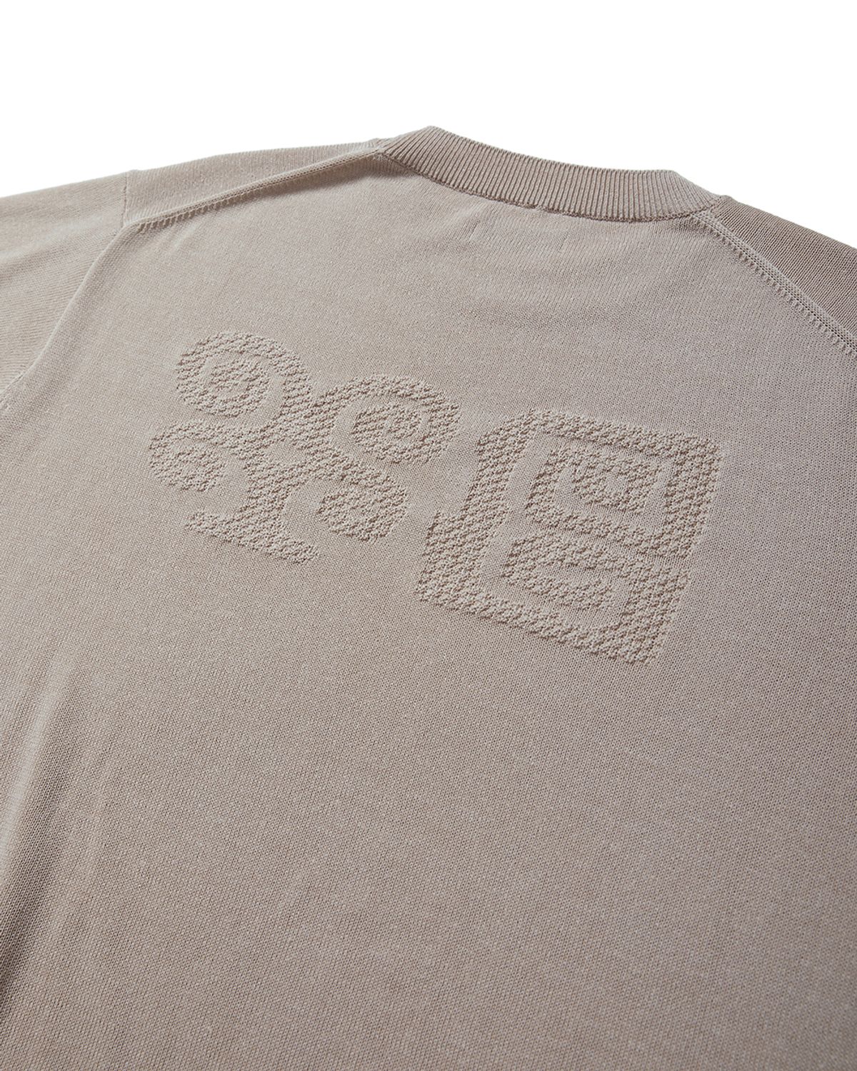 카락터(KARACTOR) Totem short sleeve knit / Ecru