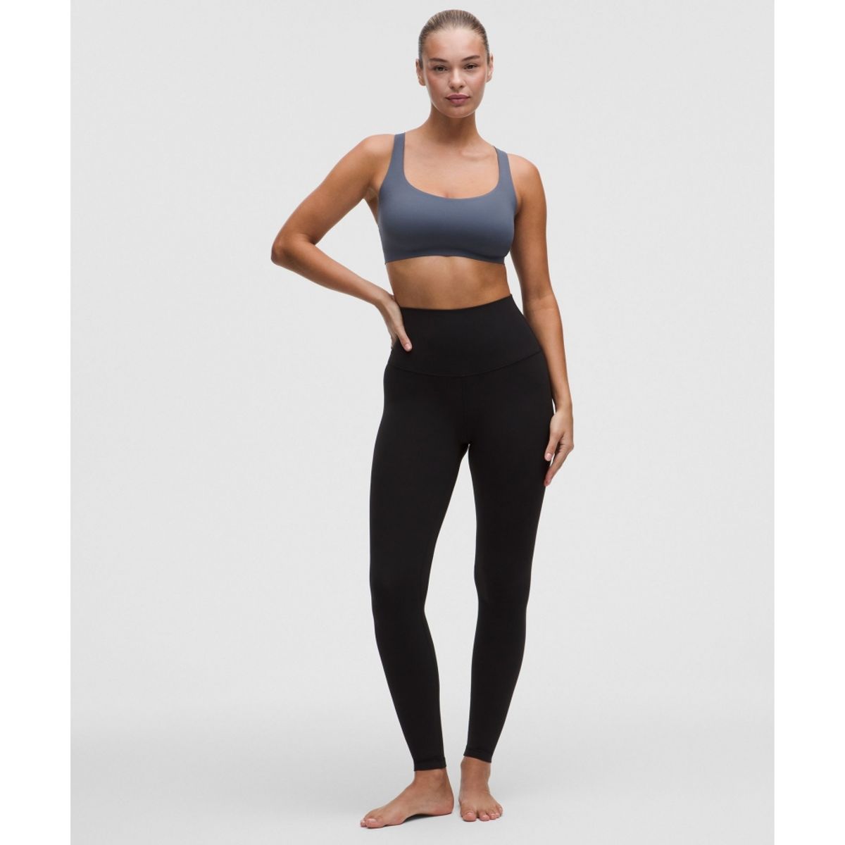 룰루레몬(LULULEMON) 플렉시플렉스 스트래피 요가 브라 *라이트 서포트, D DDD컵