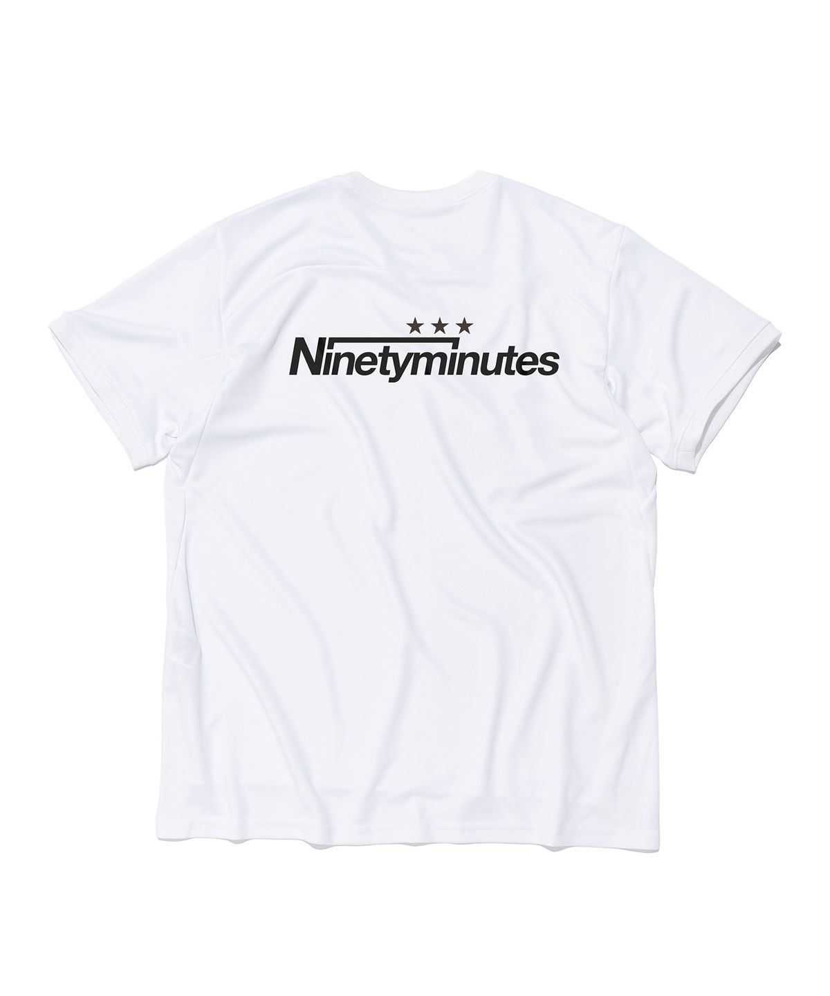 나인티미닛(NINETYMINUTES) [Air Stream] 에센셜 퍼포먼스 로고 반팔티셔츠 (화이트)