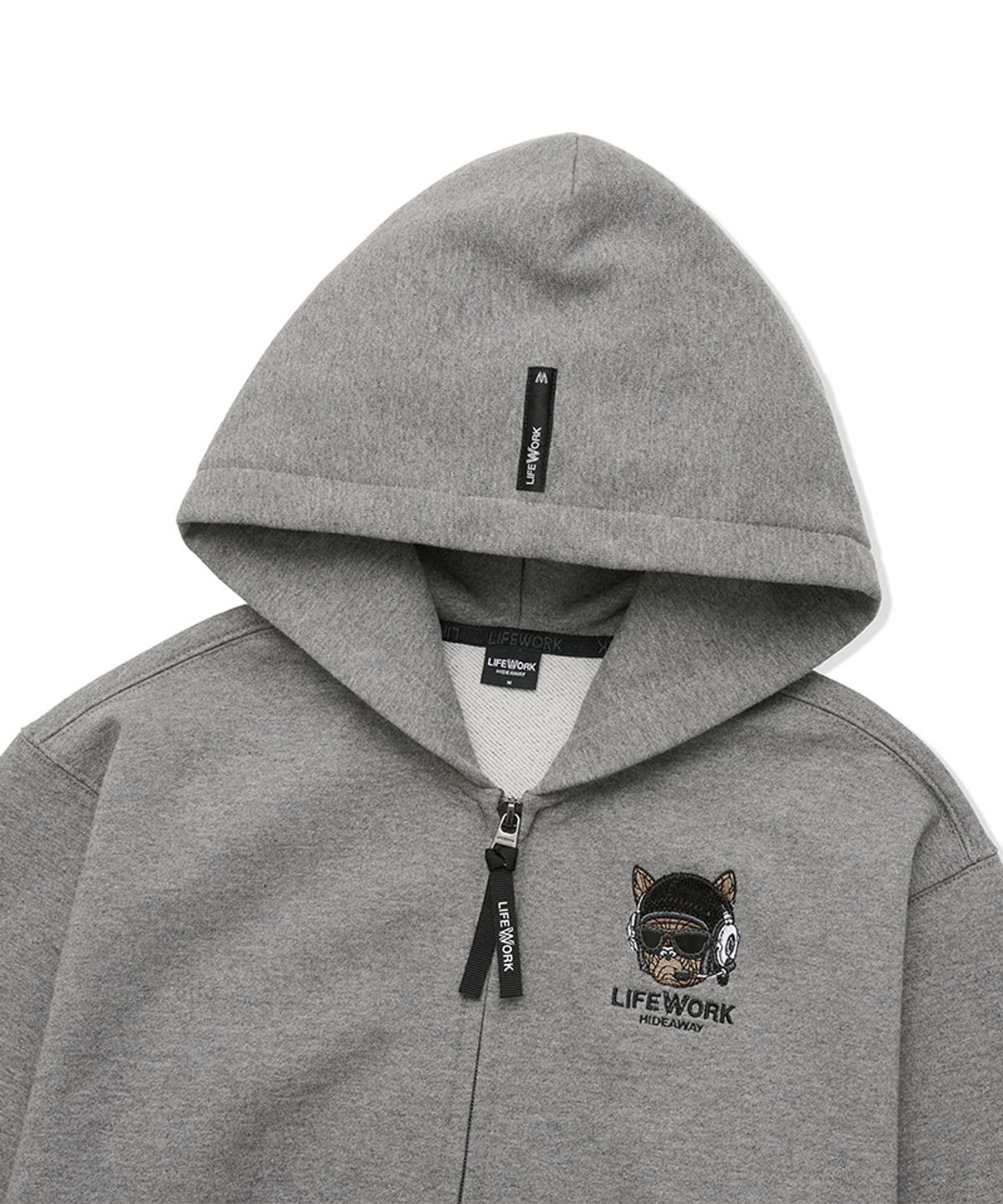 라이프워크 키즈(LIFEWORK KIDS) 키즈) 윙 헤드셋 힙독 후드 집업