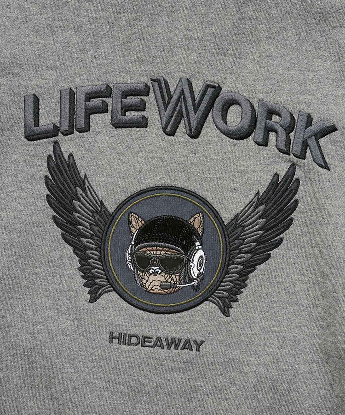 라이프워크 키즈(LIFEWORK KIDS) 키즈) 윙 헤드셋 힙독 후드 집업