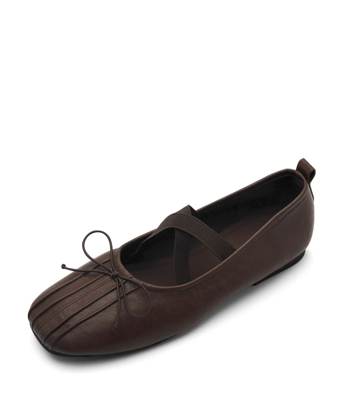 스퍼(SPUR) X-Strap pleats ballet flats 리본 X스트랩 플랫슈즈 2cm - WA9005 (4color)
