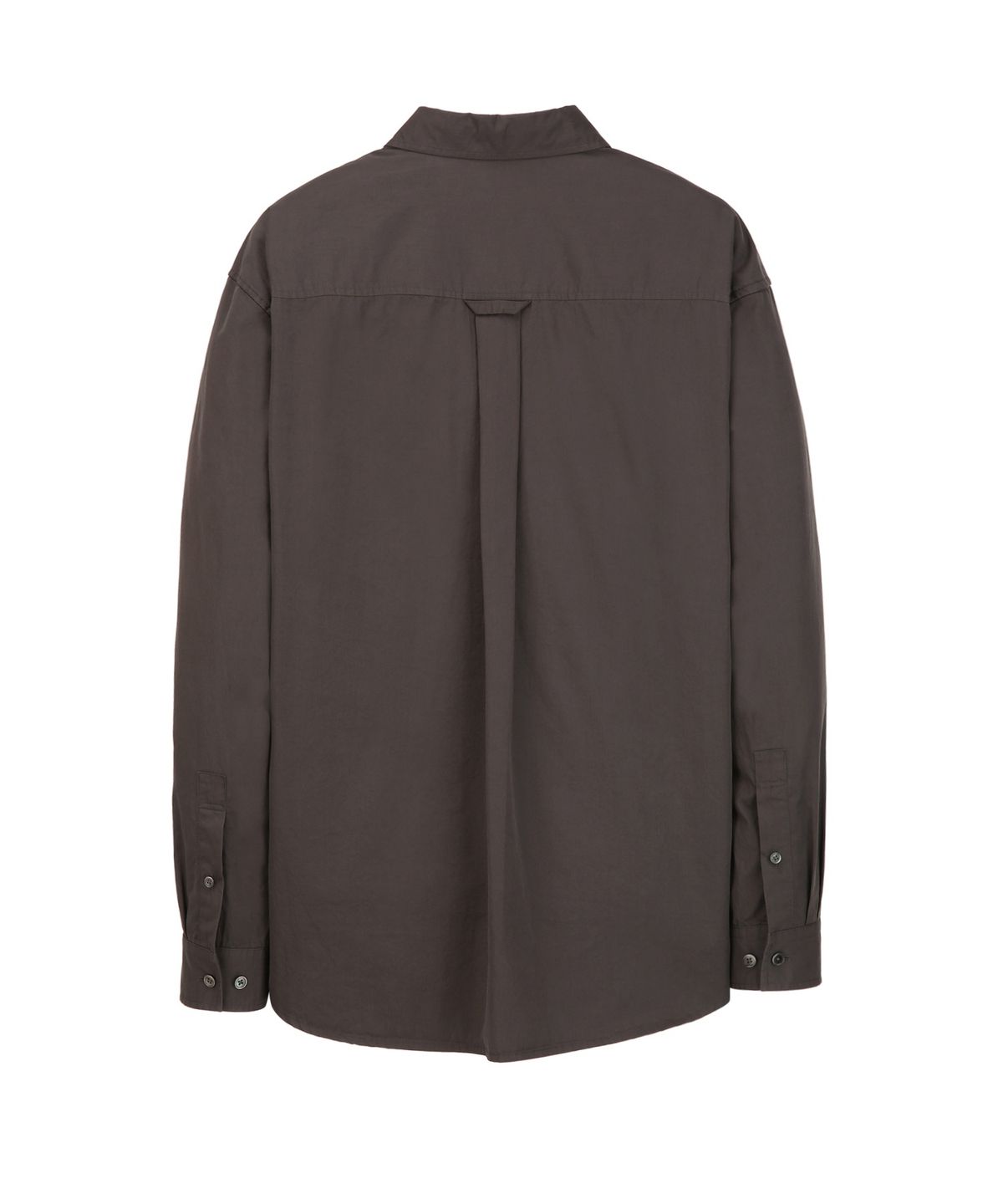 질스튜어트뉴욕 맨(JILLSTUART NEWYORK MEN) 오버핏 워싱 솔리드 코튼 셔츠 - 다크그레이 (JNSH6C002G3)
