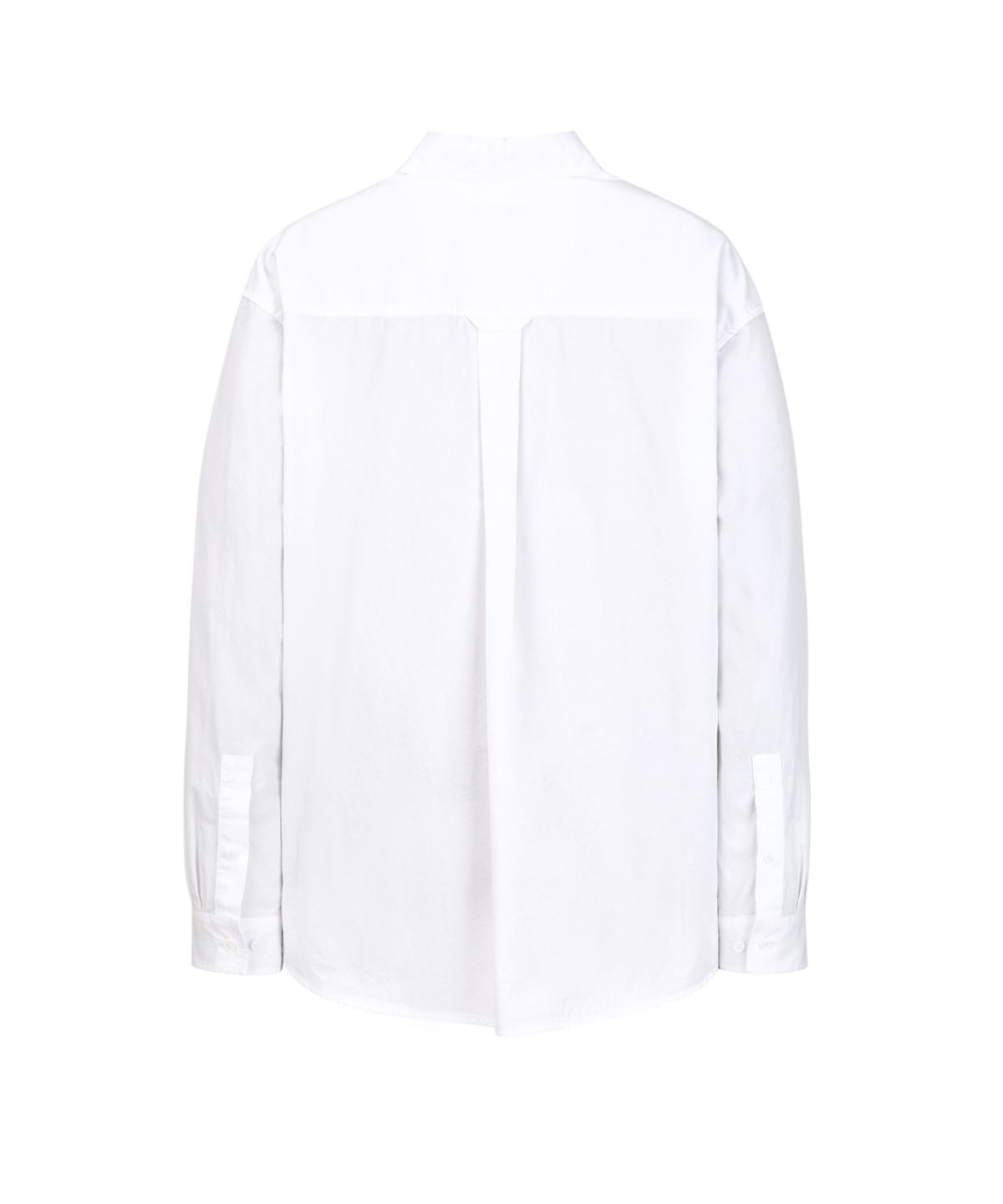 질스튜어트뉴욕 맨(JILLSTUART NEWYORK MEN) 오버핏 워싱 솔리드 코튼 셔츠 - 오프화이트 (JNSH6C002WT)