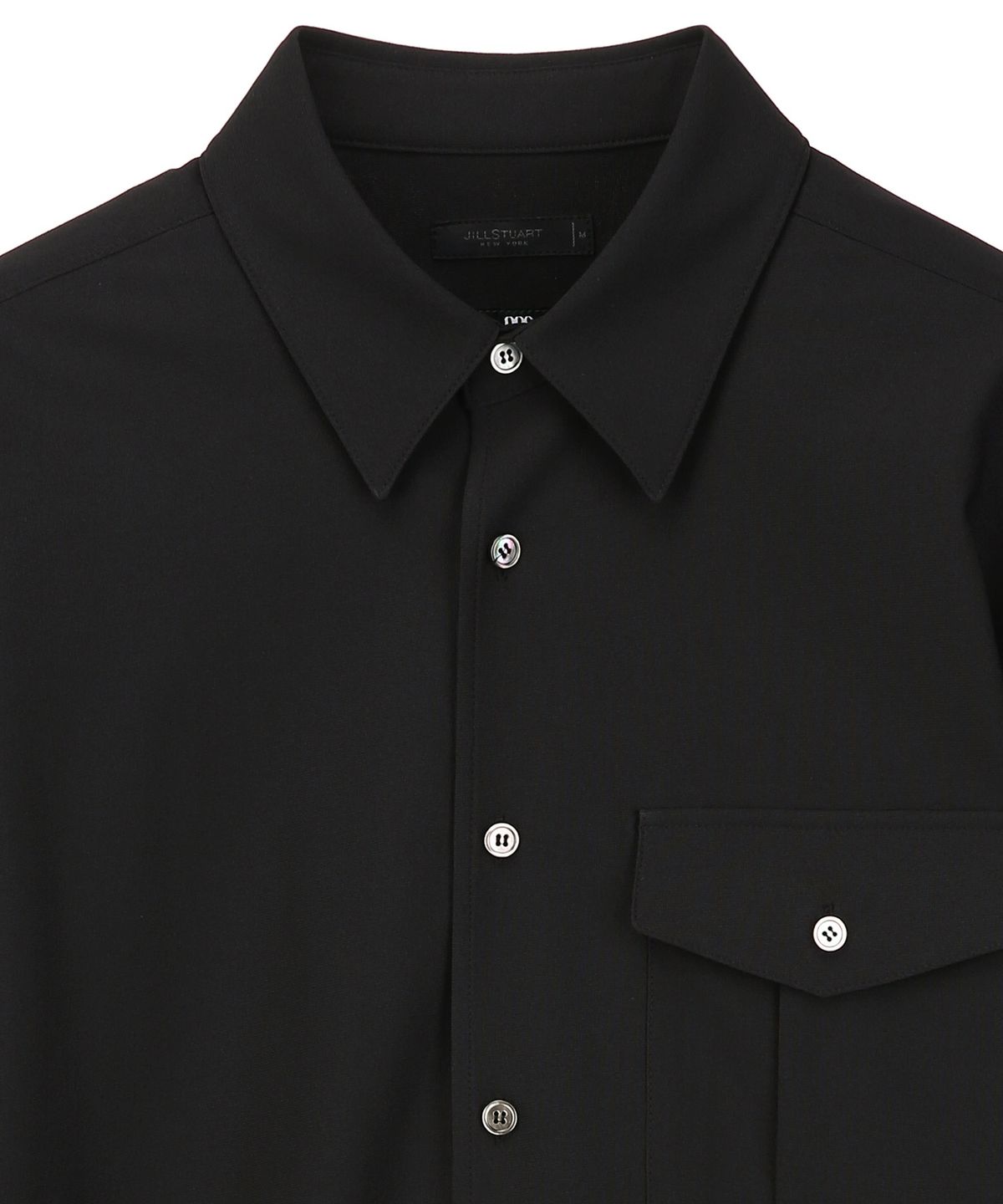 질스튜어트뉴욕 맨(JILLSTUART NEWYORK MEN) [360SERIES] 셋업 셔켓 - 블랙 (JNSH6C085BK)