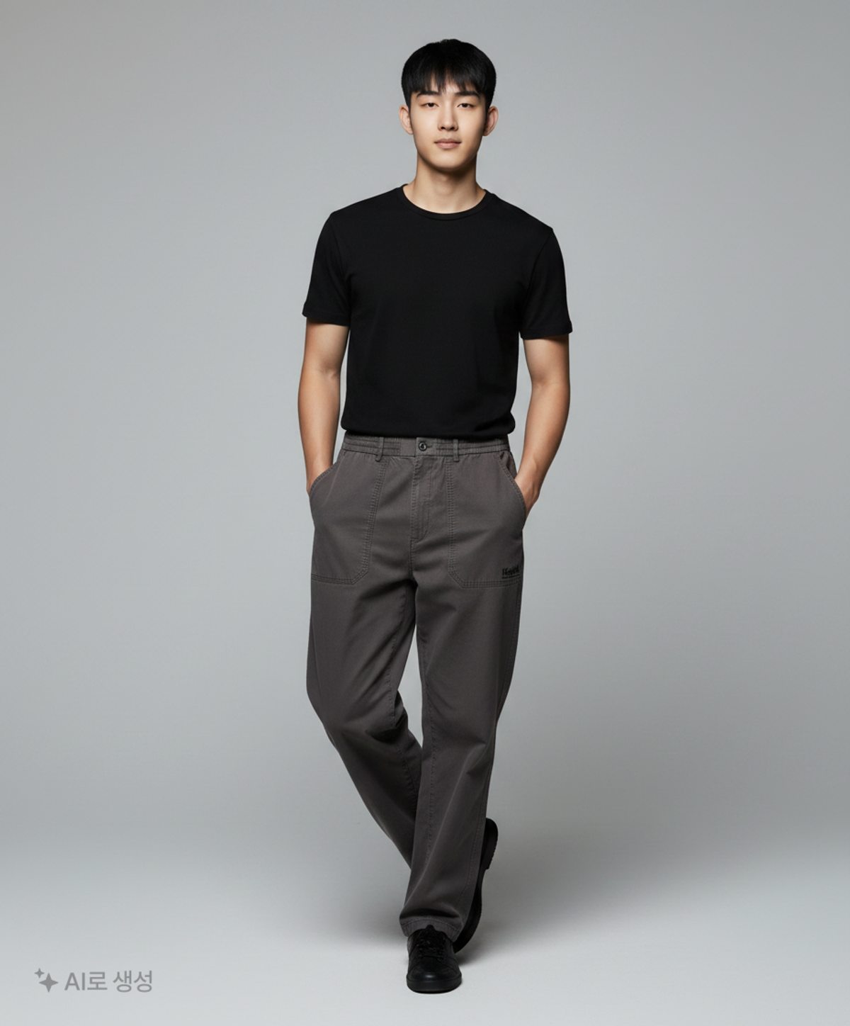 코닥(KODAK) 코어 우븐 테이퍼드 팬츠 BLACK XL