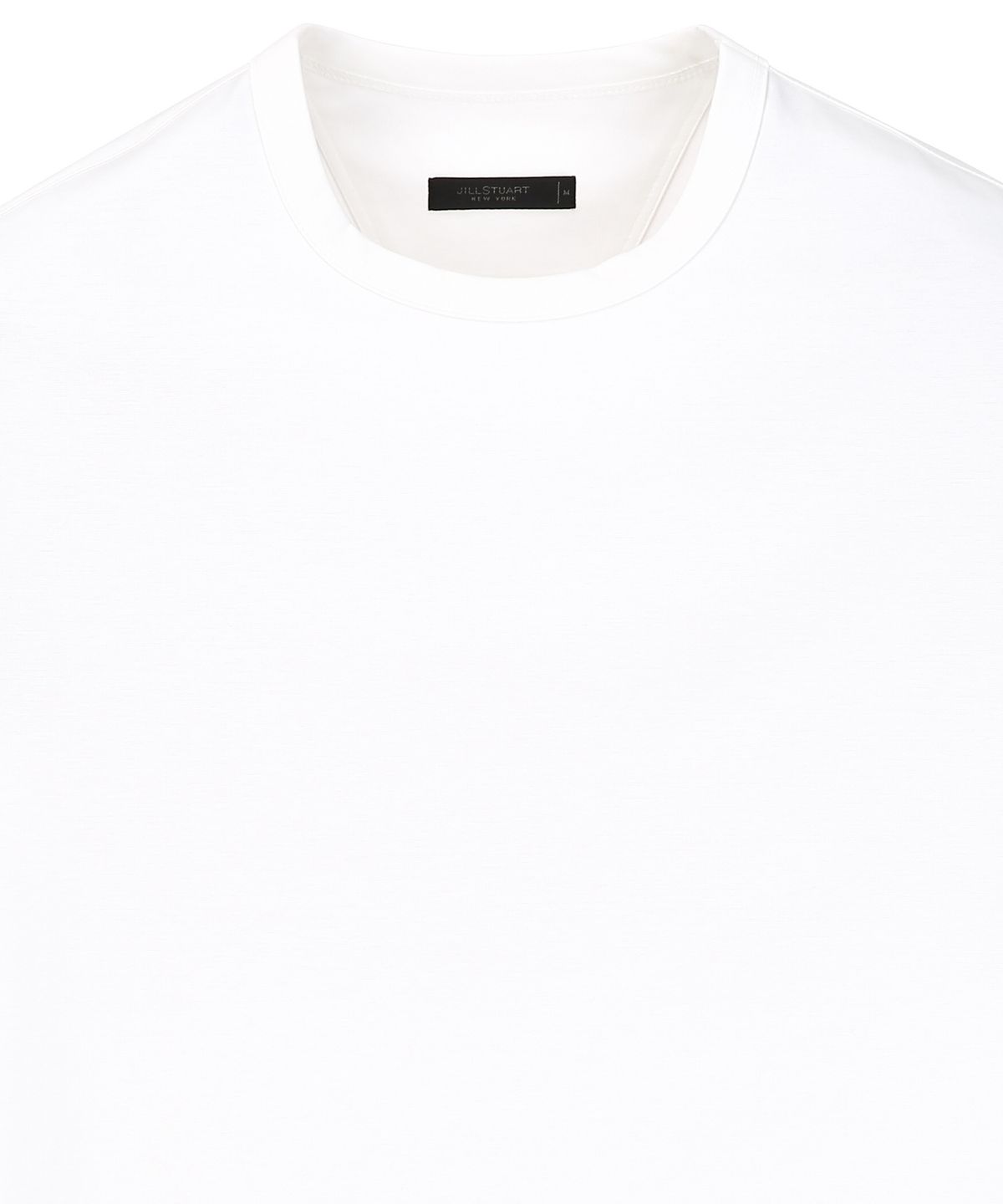 질스튜어트뉴욕 맨(JILLSTUART NEWYORK MEN) [GENTLE JERSEY] 시그니처 라운드 티셔츠 - 오프화이트 (JNTS6C003WT)
