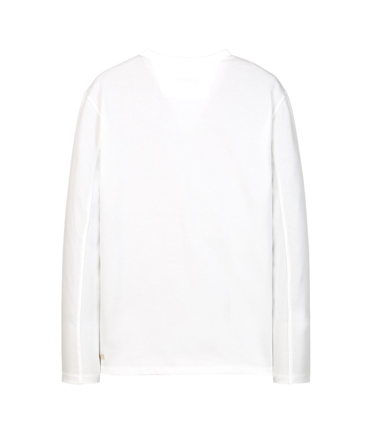 질스튜어트뉴욕 맨(JILLSTUART NEWYORK MEN) 리브드 베이직 라운드 티셔츠 - 오프화이트 (JNTS6C001WT)