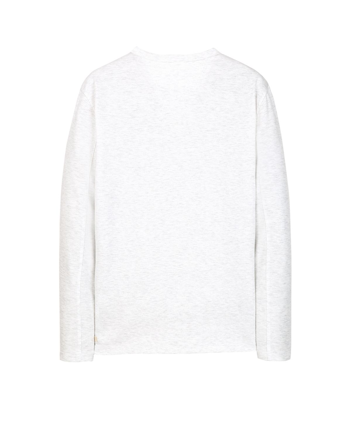 질스튜어트뉴욕 맨(JILLSTUART NEWYORK MEN) 리브드 베이직 라운드 티셔츠 - 라이트그레이 (JNTS6C001G1)