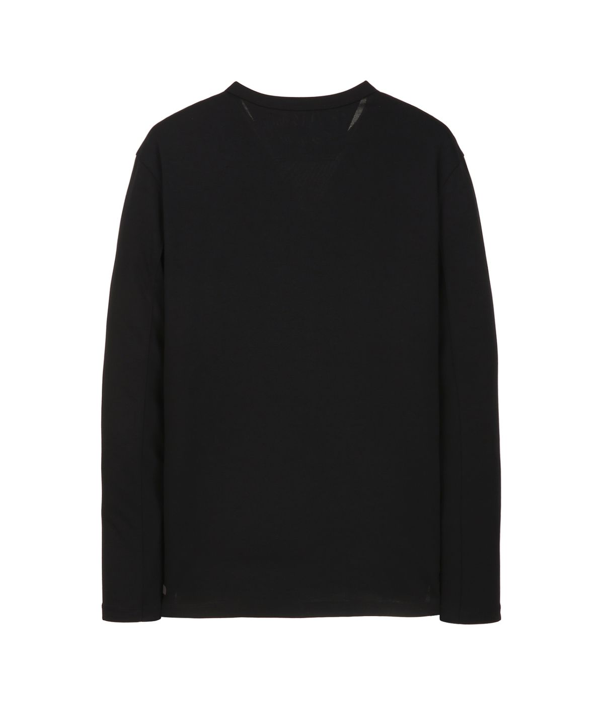 질스튜어트뉴욕 맨(JILLSTUART NEWYORK MEN) 리브드 베이직 라운드 티셔츠 - 블랙 (JNTS6C001BK)