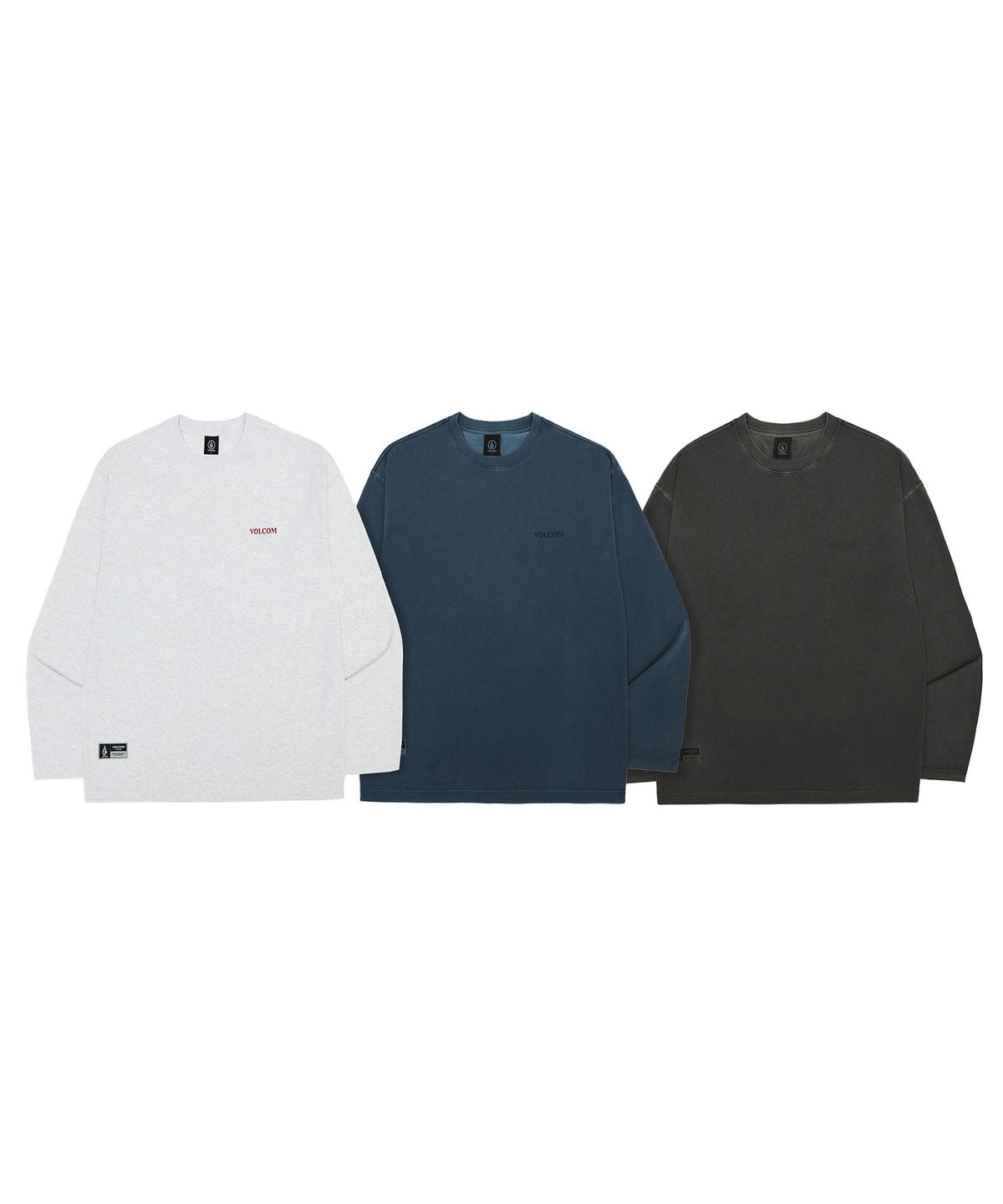 볼컴(VOLCOM) 웨이브 롱슬리브(다크 네이비)