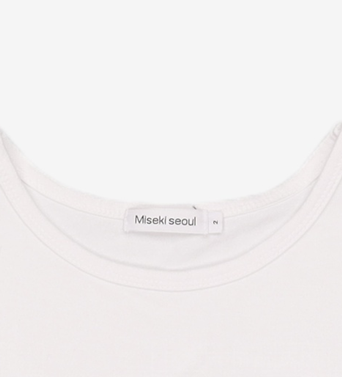 미세키서울(MISEKI SEOUL) Midnight stars fitted short sleeve WHITE 2