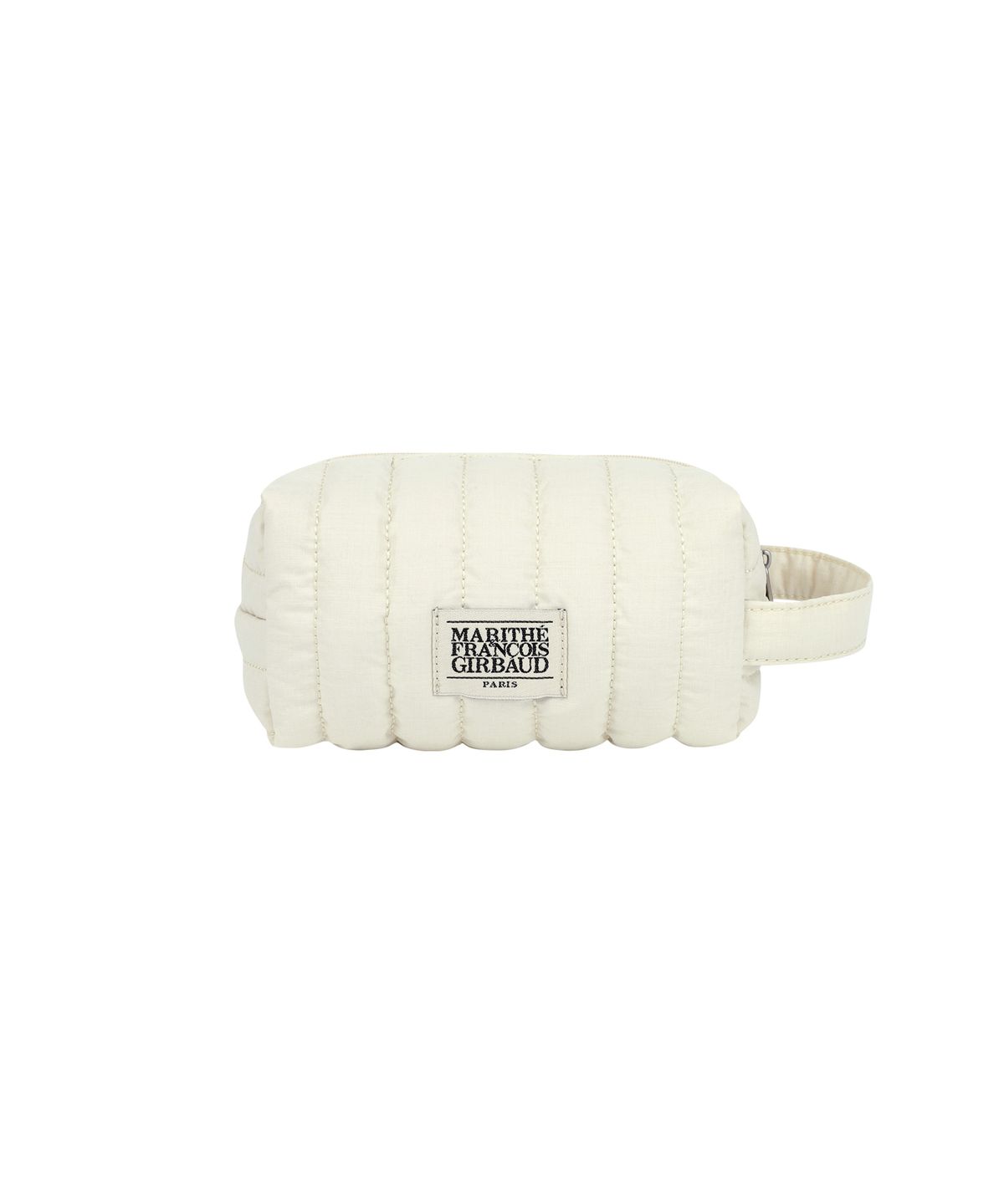 마리떼 프랑소와 저버(MARITHÉ + FRANҪOIS GIRBAUD) CLASSIC LOGO QUILTED POUCH ivory