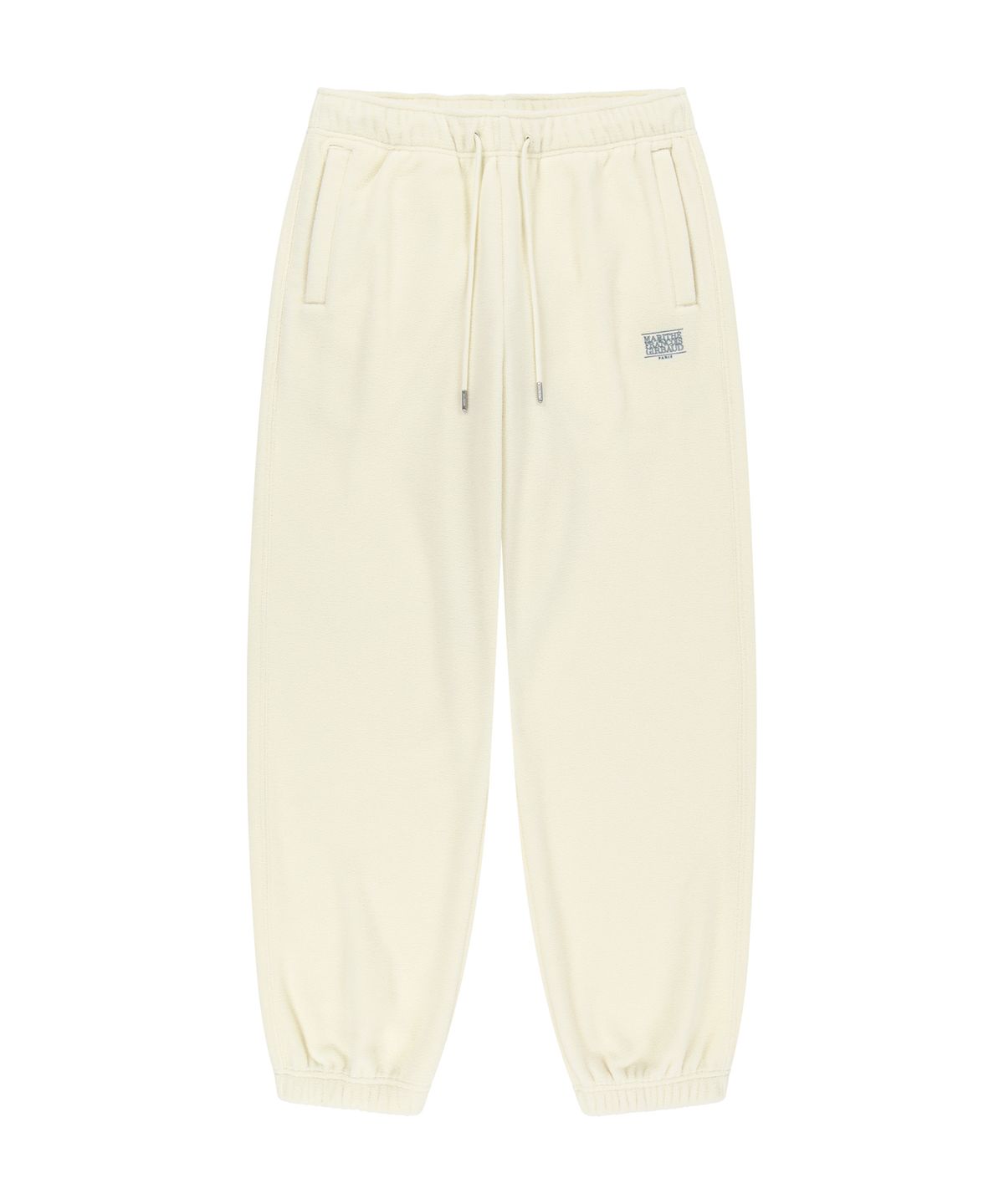 마리떼 프랑소와 저버(MARITHÉ + FRANҪOIS GIRBAUD) CLASSIC LOGO FLEECE JOGGERS ivory