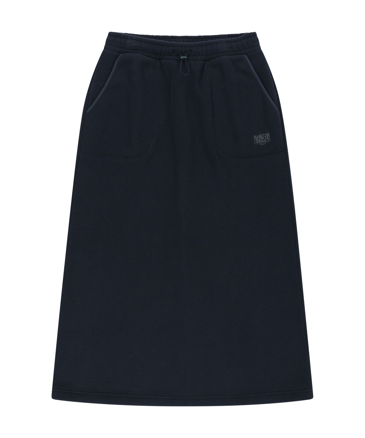 마리떼 프랑소와 저버(MARITHÉ + FRANҪOIS GIRBAUD) W CLASSIC LOGO LONG FLEECE SKIRT dark navy