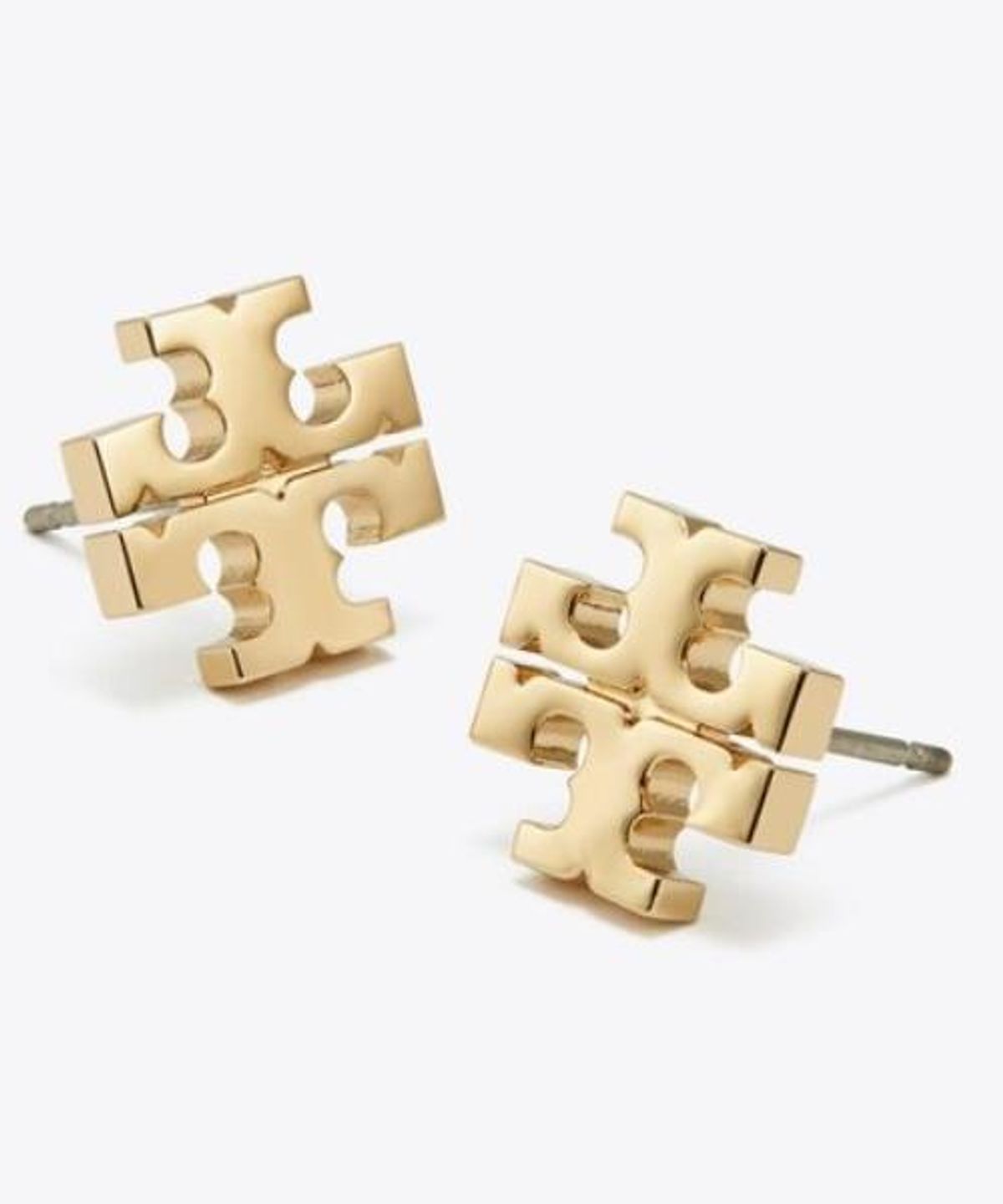 토리버치(TORYBURCH) 아이콘 스터드 이어링 - 토리 골드