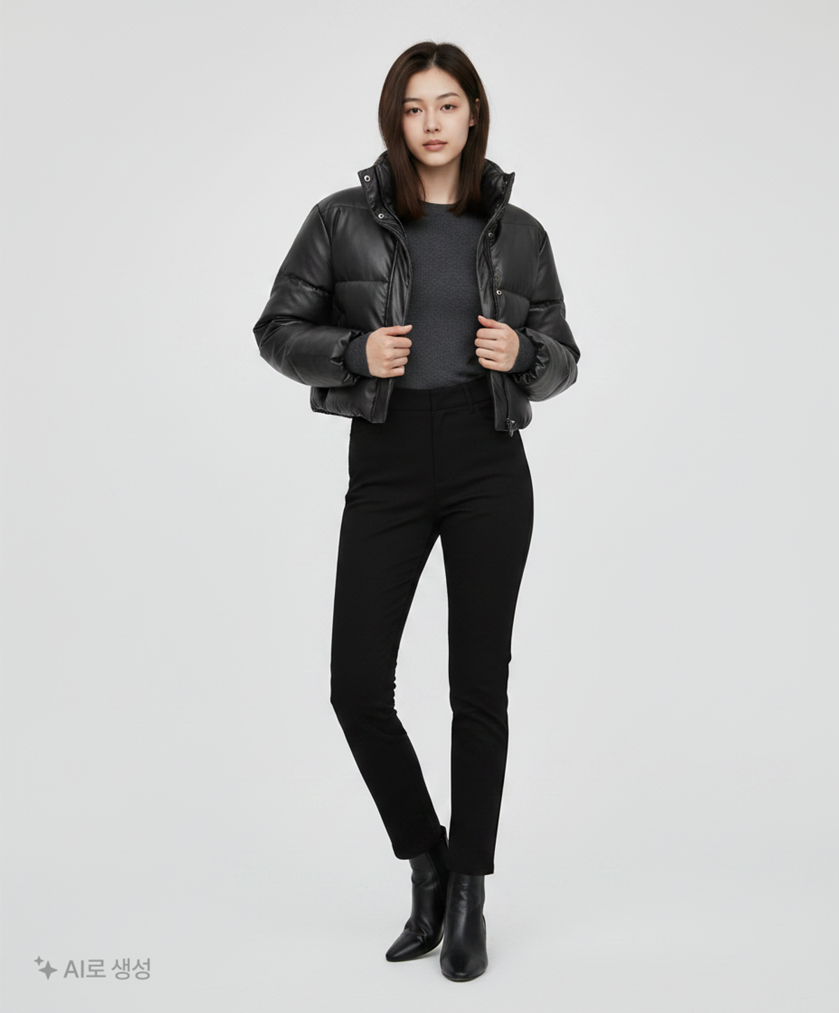 자라(ZARA) 숏 패딩/숏 헤비 아우터 S