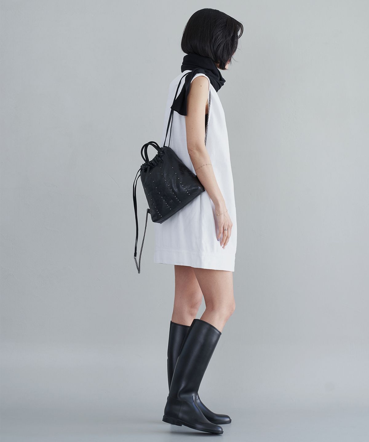 콰니(KWANI) Chelsea Backpack_Mini Black