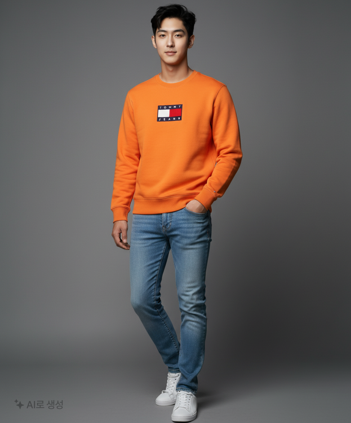 타미진스(TOMMY JEANS) 맨투맨/스웨트셔츠 M
