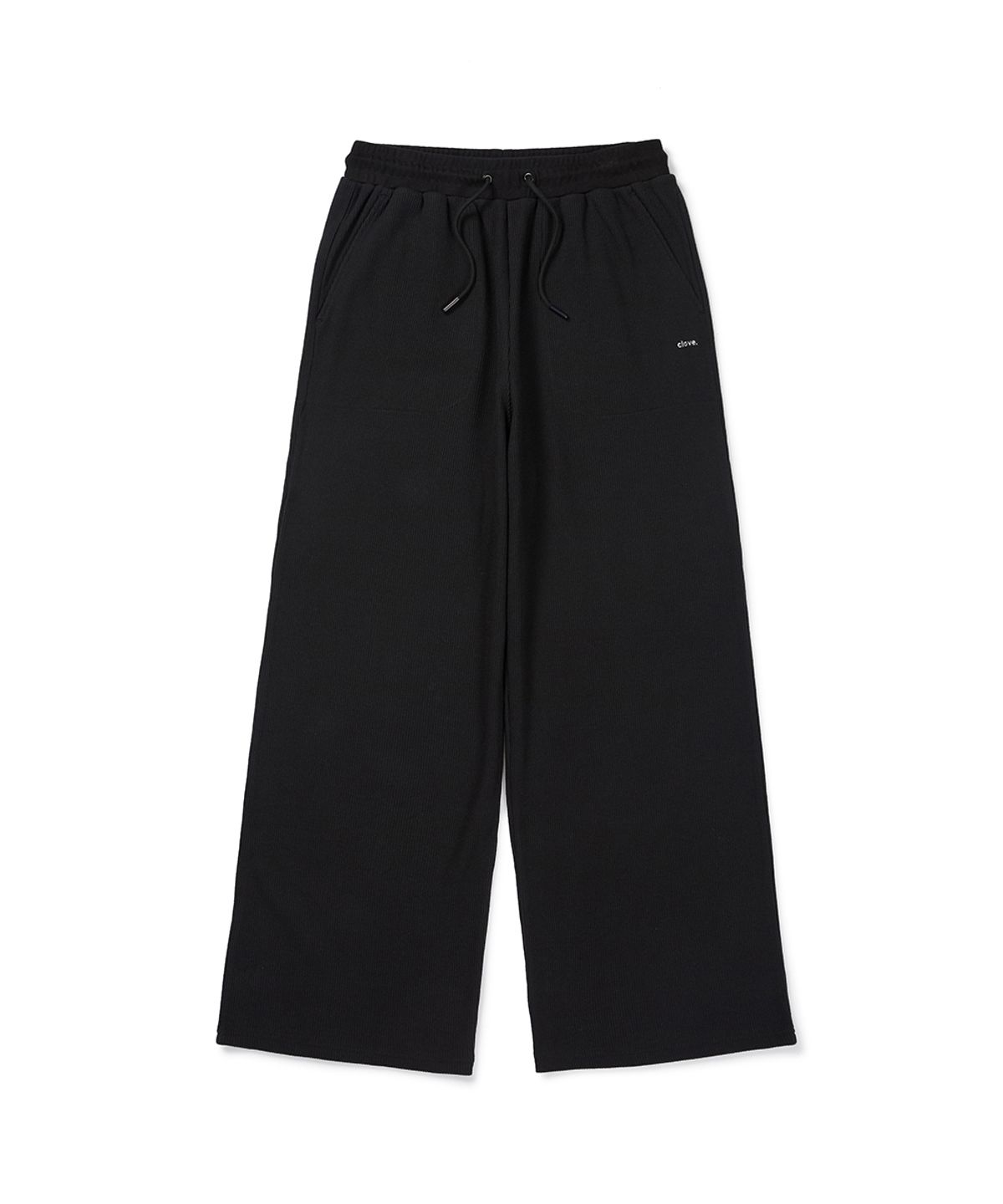 클로브(CLOVE) [26FW clove] Waffle Banding Pants (Black)