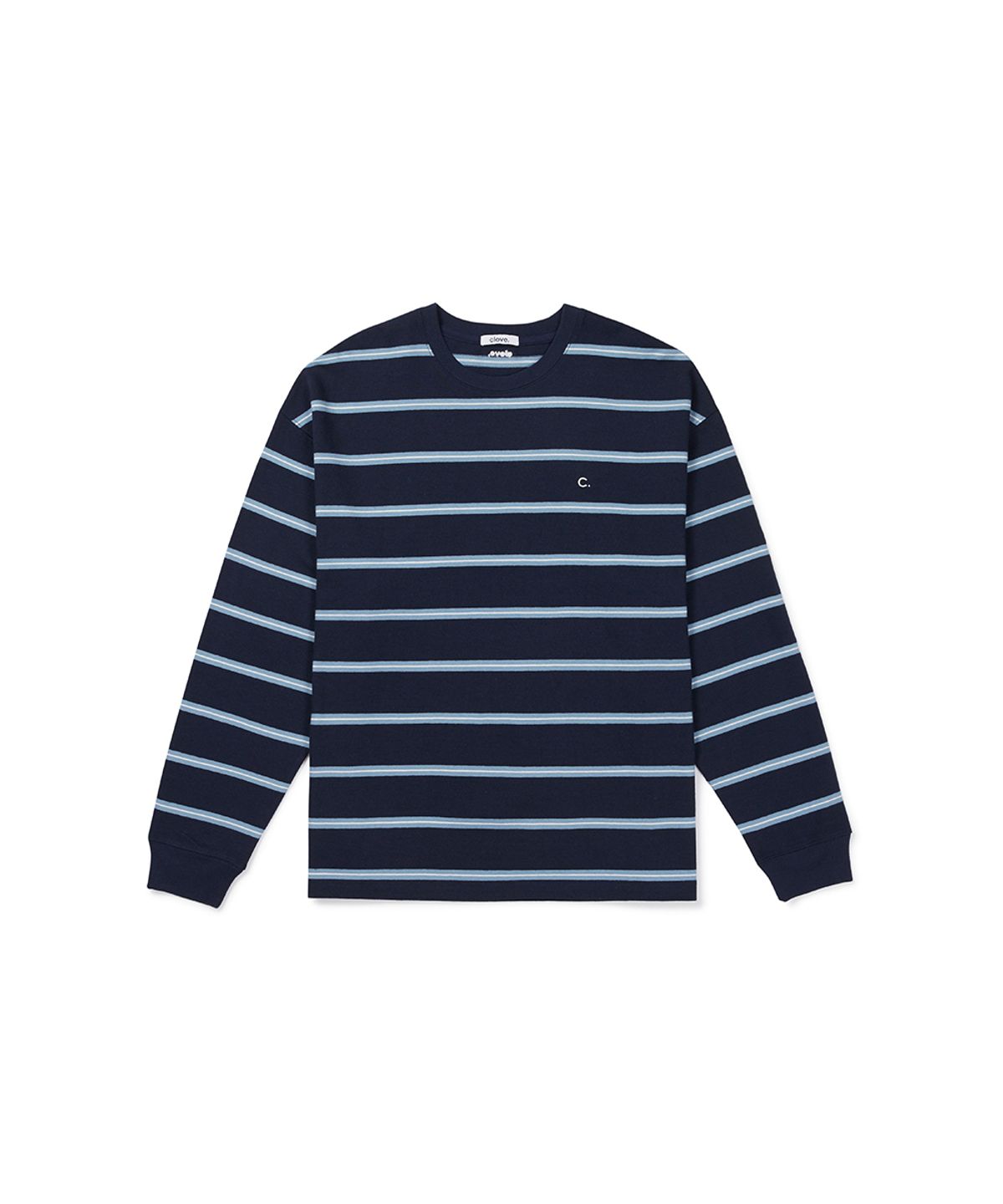 클로브(CLOVE) [26FW clove] Stripe Long Sleeve T-Shirt_Men (Navy)