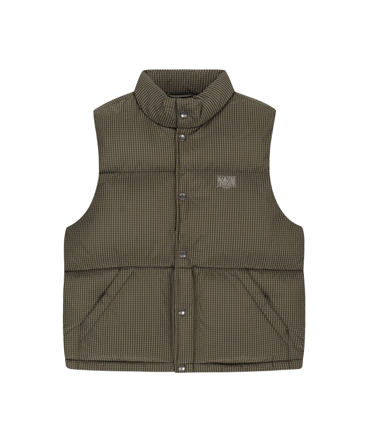 마리떼 프랑소와 저버(MARITHÉ + FRANҪOIS GIRBAUD) HIGH NECK DOWN VEST check