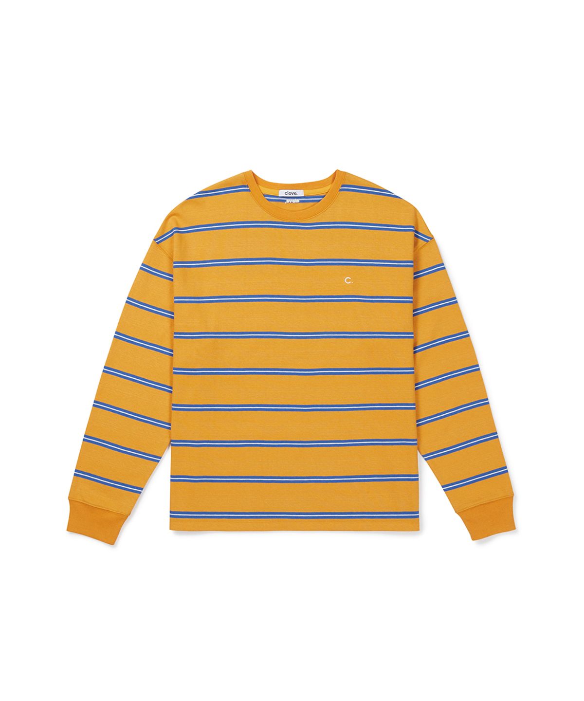 클로브(CLOVE) [26FW clove] Stripe Long Sleeve T-Shirt (Yellow)