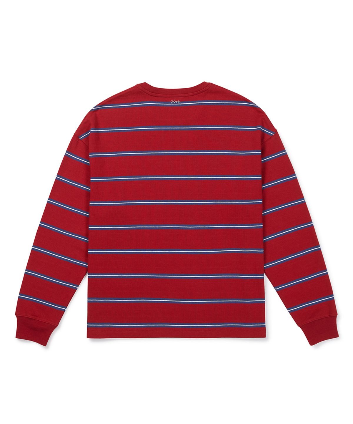 클로브(CLOVE) [26FW clove] Stripe Long Sleeve T-Shirt (Red)