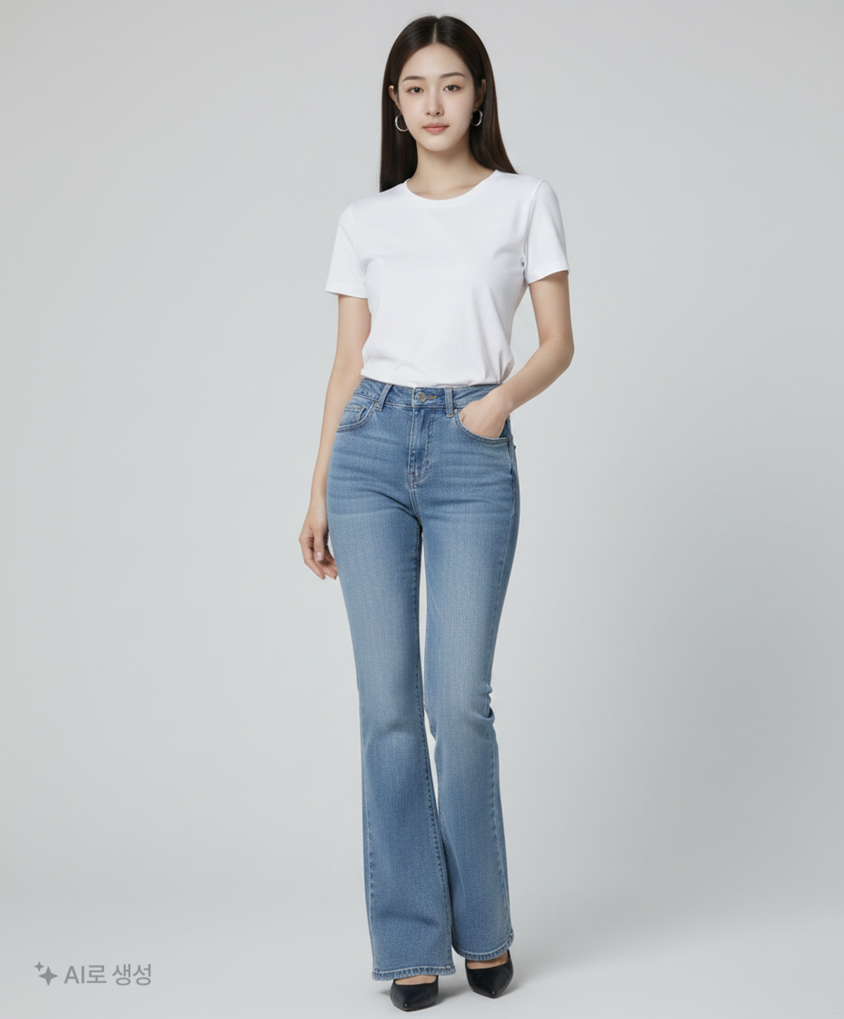 유니클로(UNIQLO) 청/데님 팬츠 25