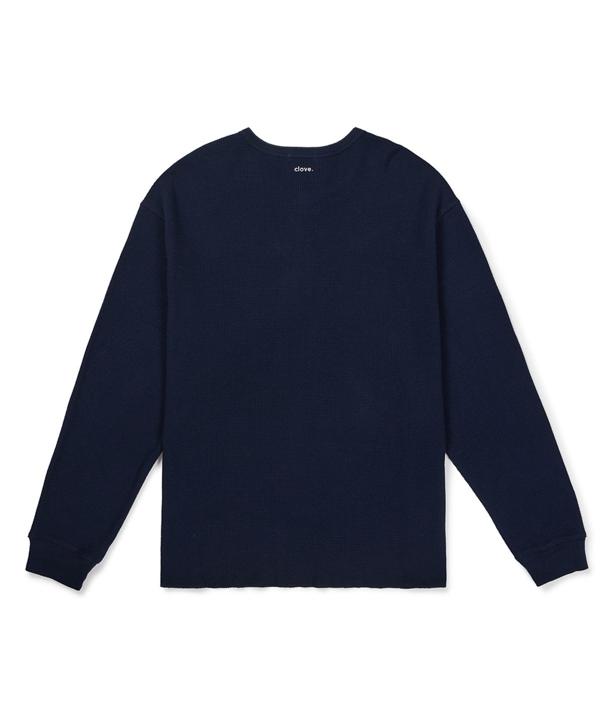 클로브(CLOVE) [26FW clove] Waffle Henley T-Shirt_Men (Navy)