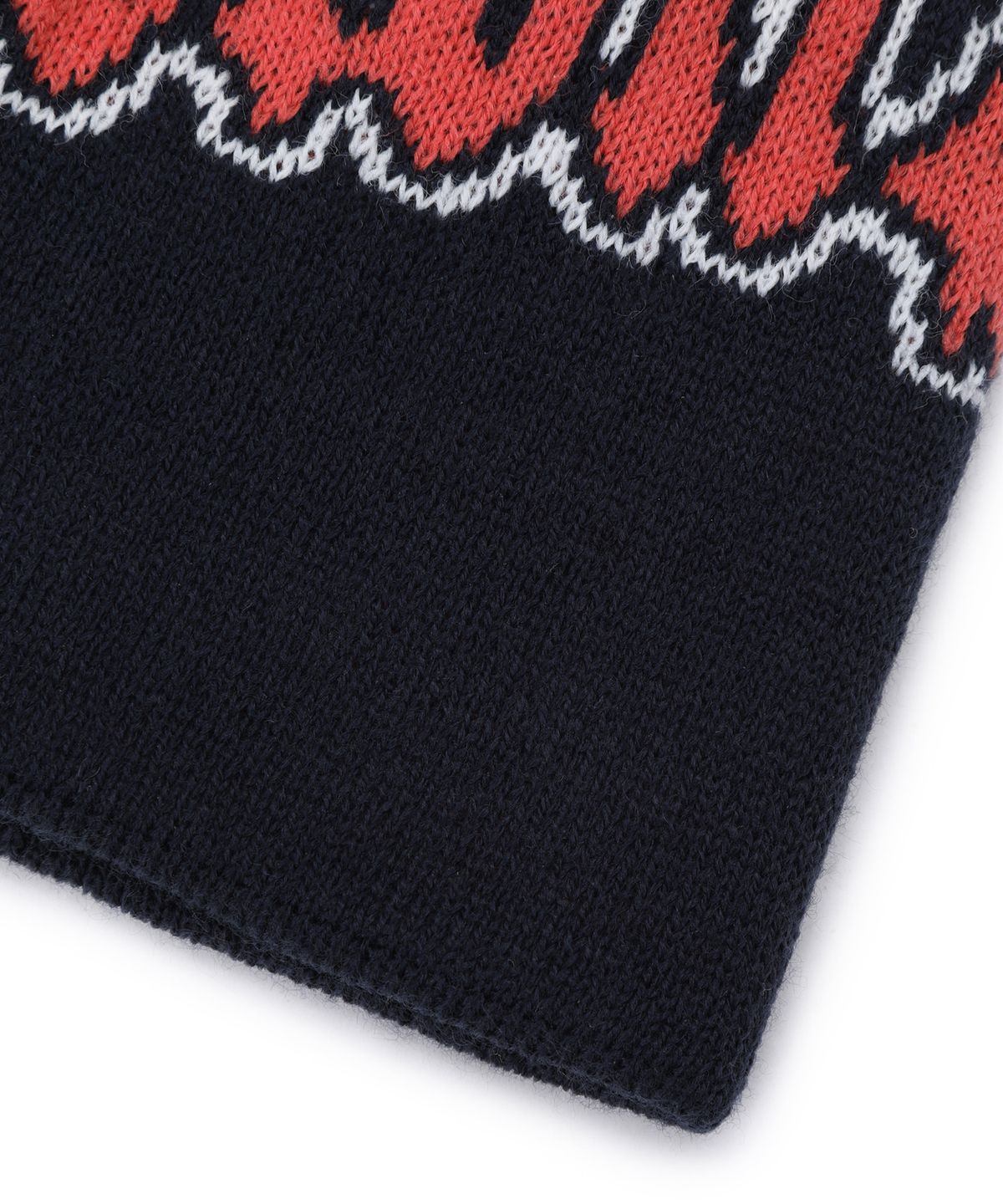 브라운브레스 키즈(BROWNBREATH KIDS) KIDS BIG BB SHORT BEANIE - NAVY