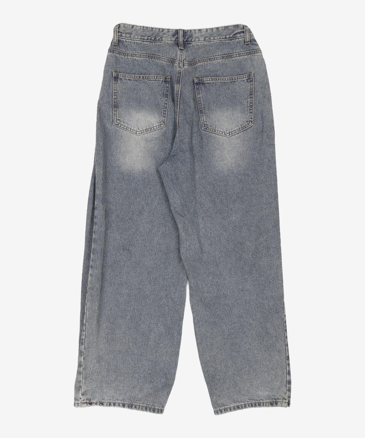 미쏘(MIXXO) 기모 사이드 핀턱 와이드핏 데님_MIWTJFV26J M