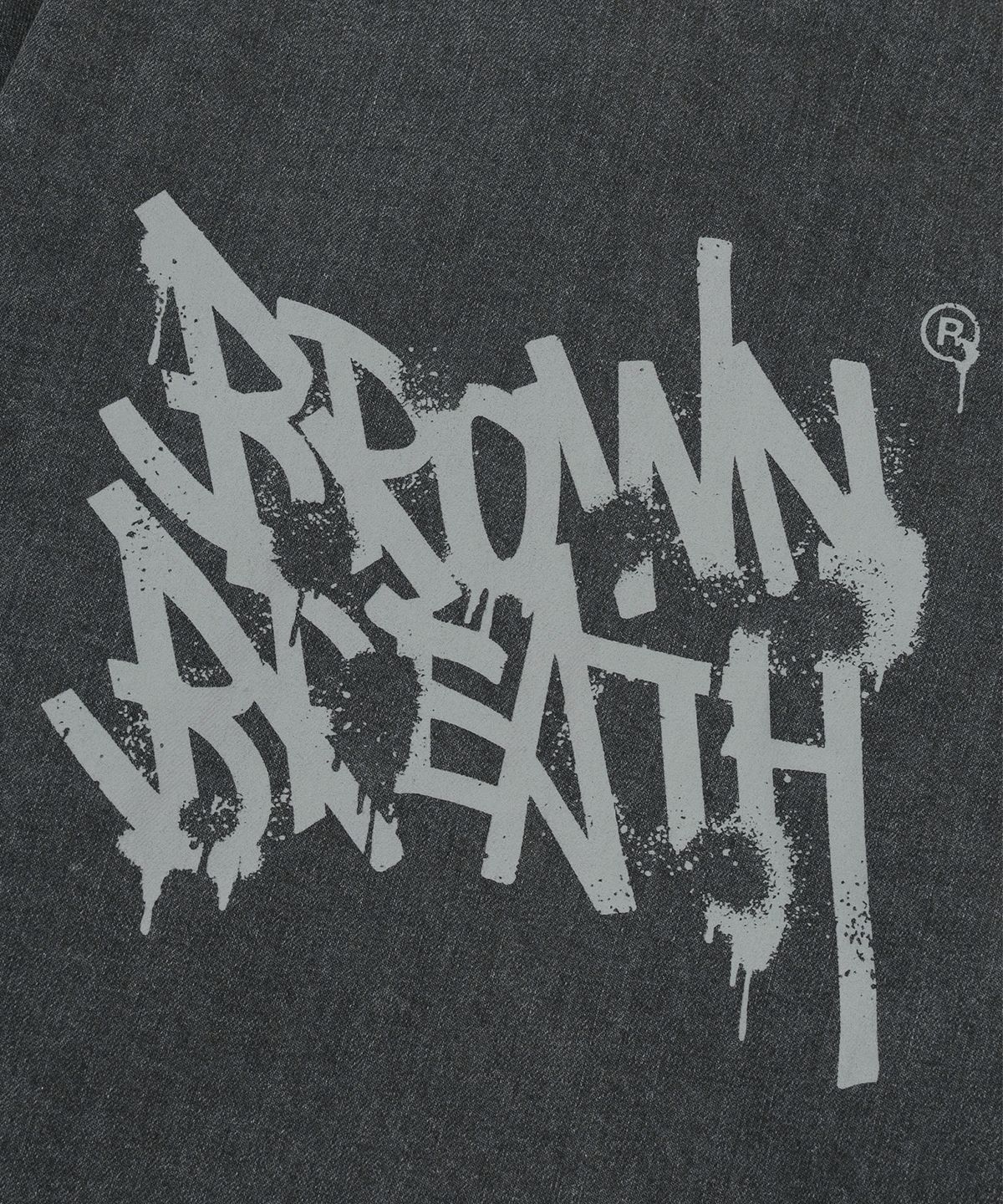 브라운브레스 키즈(BROWNBREATH KIDS) KIDS TAG DENIM SHIRTS - DARK GREY