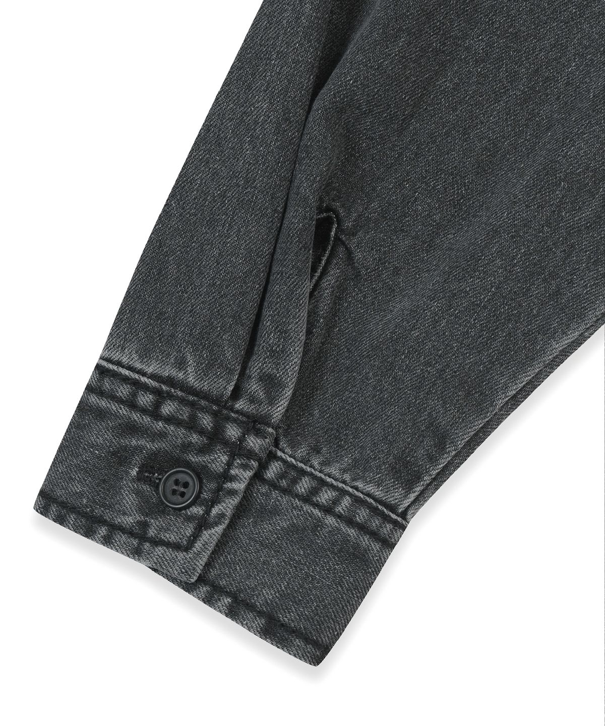 브라운브레스 키즈(BROWNBREATH KIDS) KIDS TAG DENIM SHIRTS - DARK GREY
