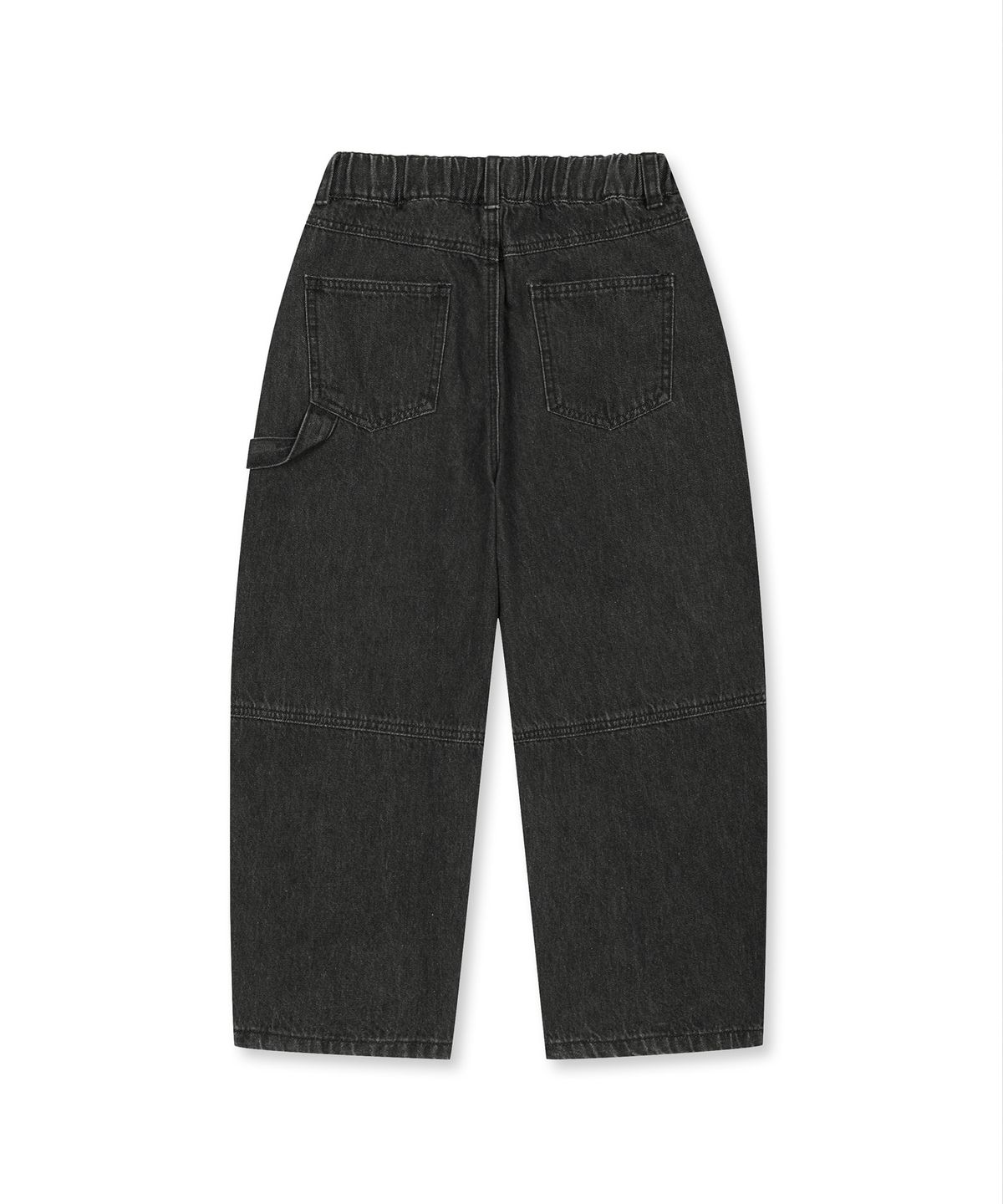 브라운브레스 키즈(BROWNBREATH KIDS) KIDS TAG CAMO POINT DENIM PANTS - DARK GREY