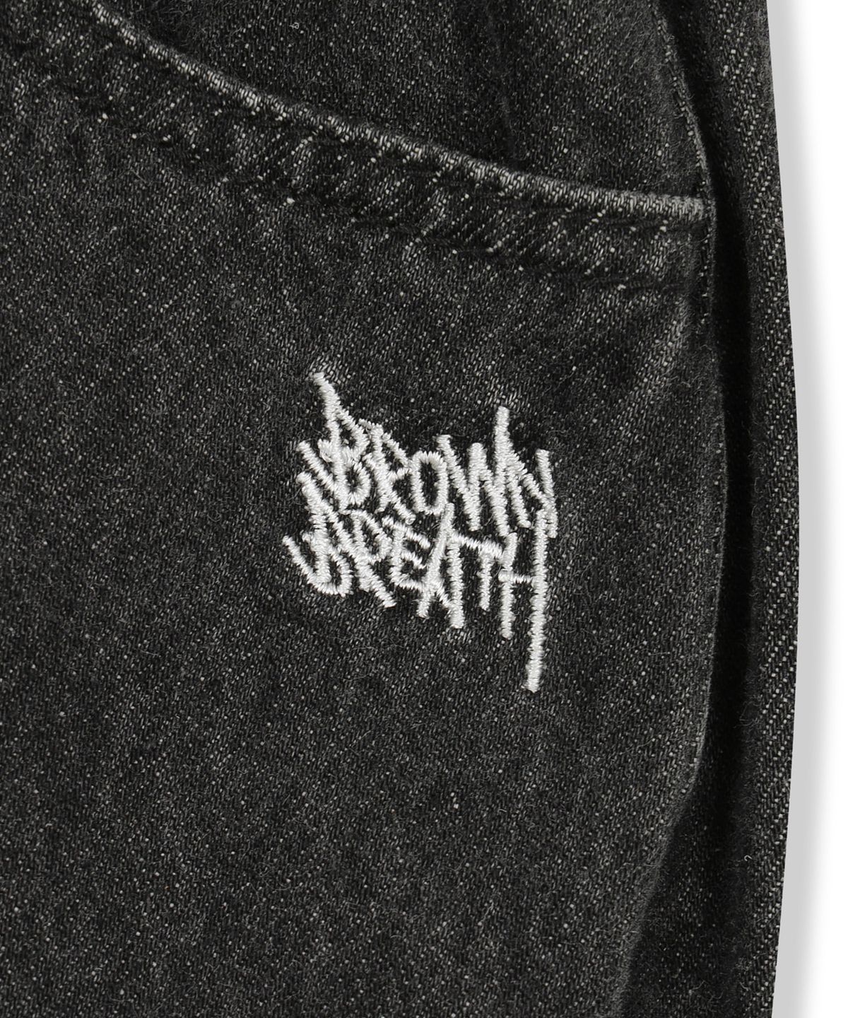 브라운브레스 키즈(BROWNBREATH KIDS) KIDS TAG CAMO POINT DENIM PANTS - DARK GREY