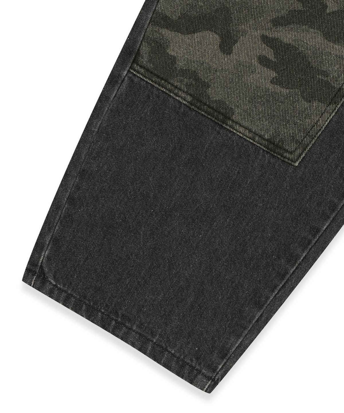 브라운브레스 키즈(BROWNBREATH KIDS) KIDS TAG CAMO POINT DENIM PANTS - DARK GREY