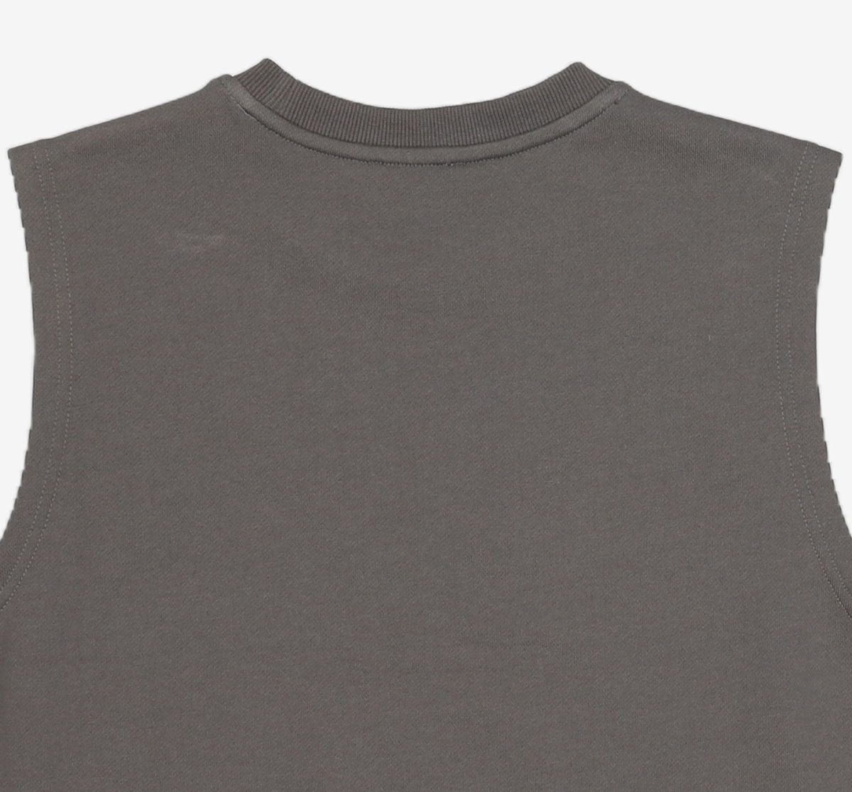 마리떼 프랑소와 저버(MARITHÉ + FRANҪOIS GIRBAUD) EMBLEM LOGO SWEAT SLEEVELESS charcoal S