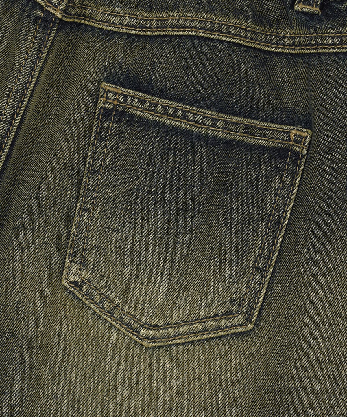 브라운브레스 키즈(BROWNBREATH KIDS) KIDS TAG CURVED DENIM PANTS - NAVY