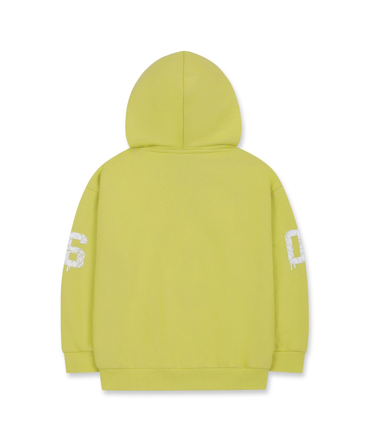 브라운브레스 키즈(BROWNBREATH KIDS) KIDS SKATEBOARD GRAPHIC HOODIE - LIME