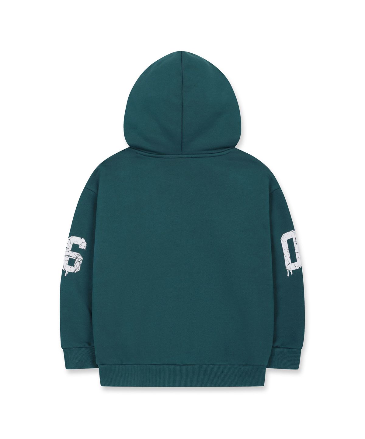 브라운브레스 키즈(BROWNBREATH KIDS) KIDS SKATEBOARD GRAPHIC HOODIE - DARK GREEN