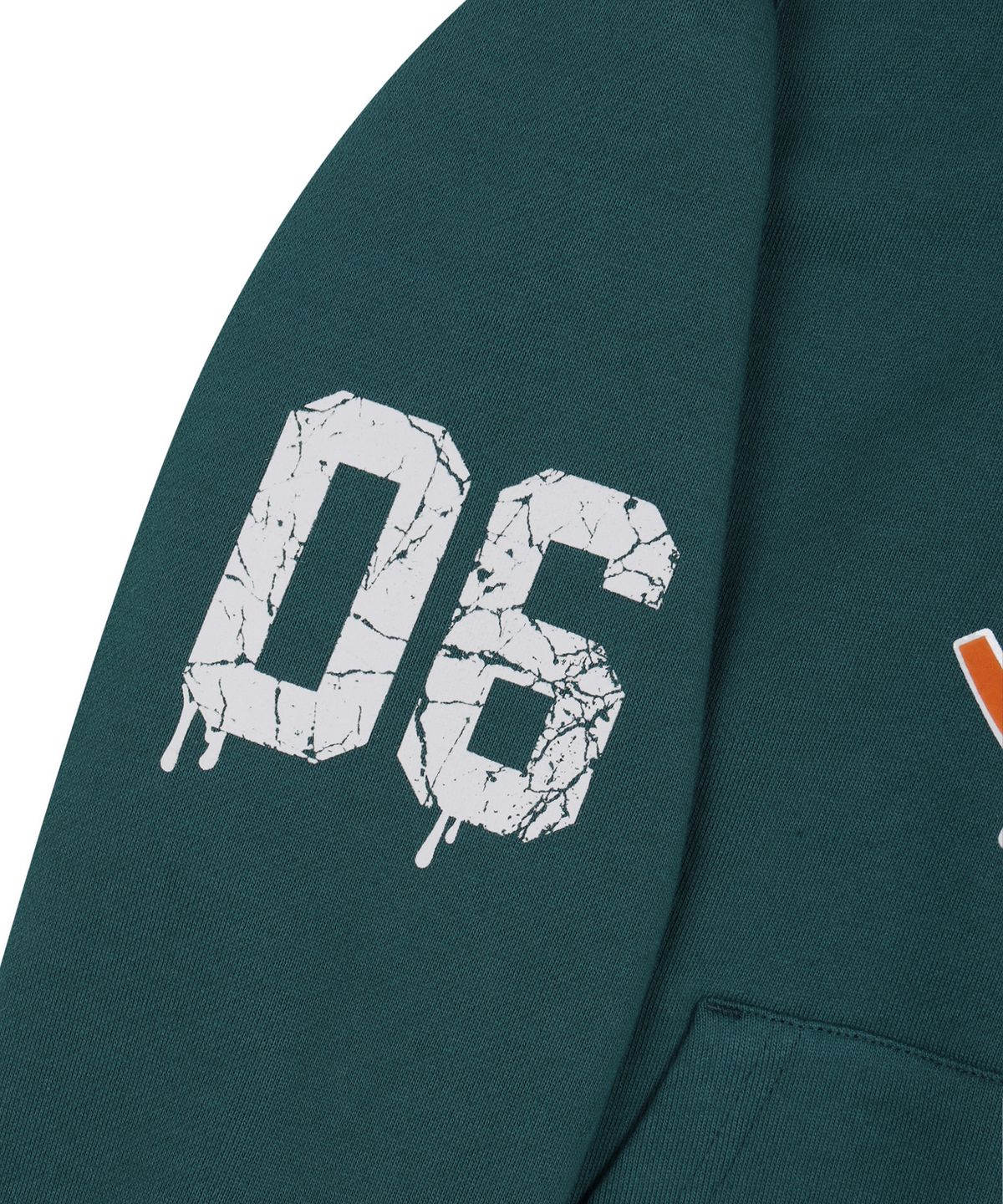 브라운브레스 키즈(BROWNBREATH KIDS) KIDS SKATEBOARD GRAPHIC HOODIE - DARK GREEN