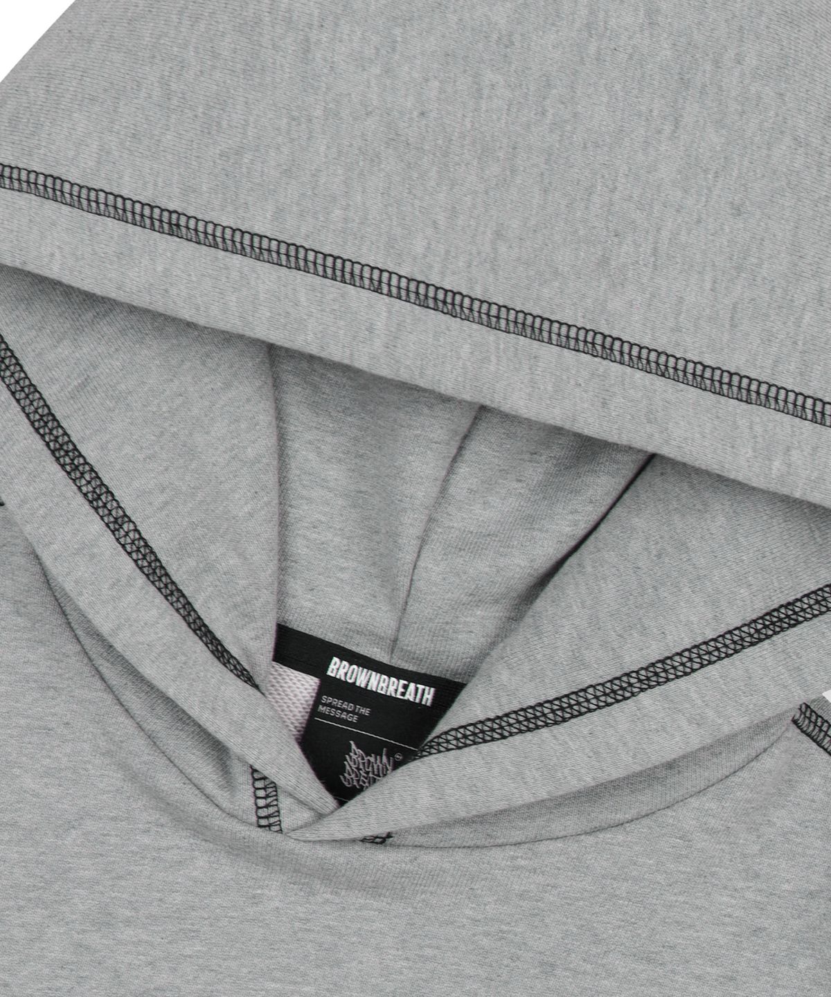 브라운브레스 키즈(BROWNBREATH KIDS) KIDS PAISELY GRAPHIC HOODIE - M/GREY