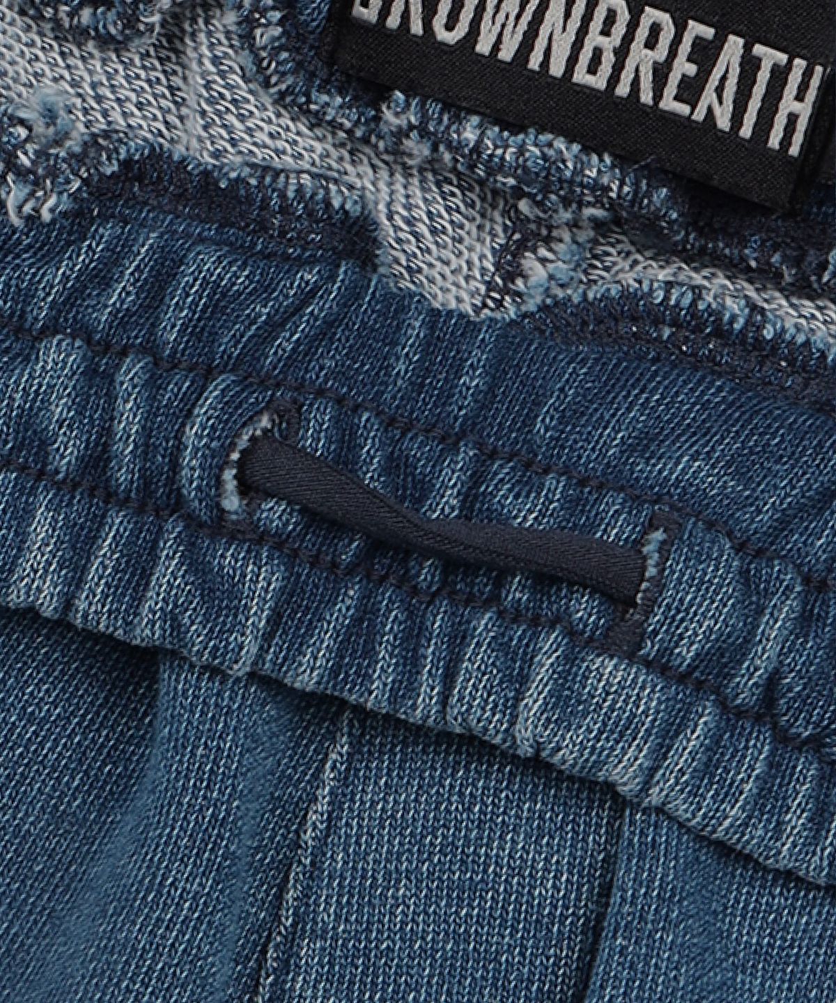 브라운브레스 키즈(BROWNBREATH KIDS) KIDS DENIM JOGGER PANTS - NAVY