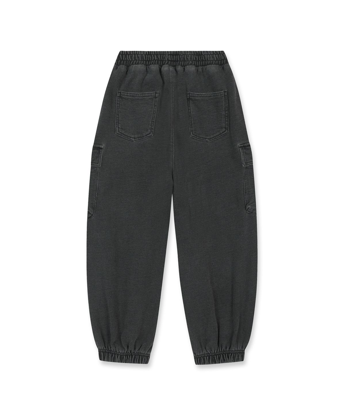 브라운브레스 키즈(BROWNBREATH KIDS) KIDS DENIM JOGGER PANTS - DARK GREY
