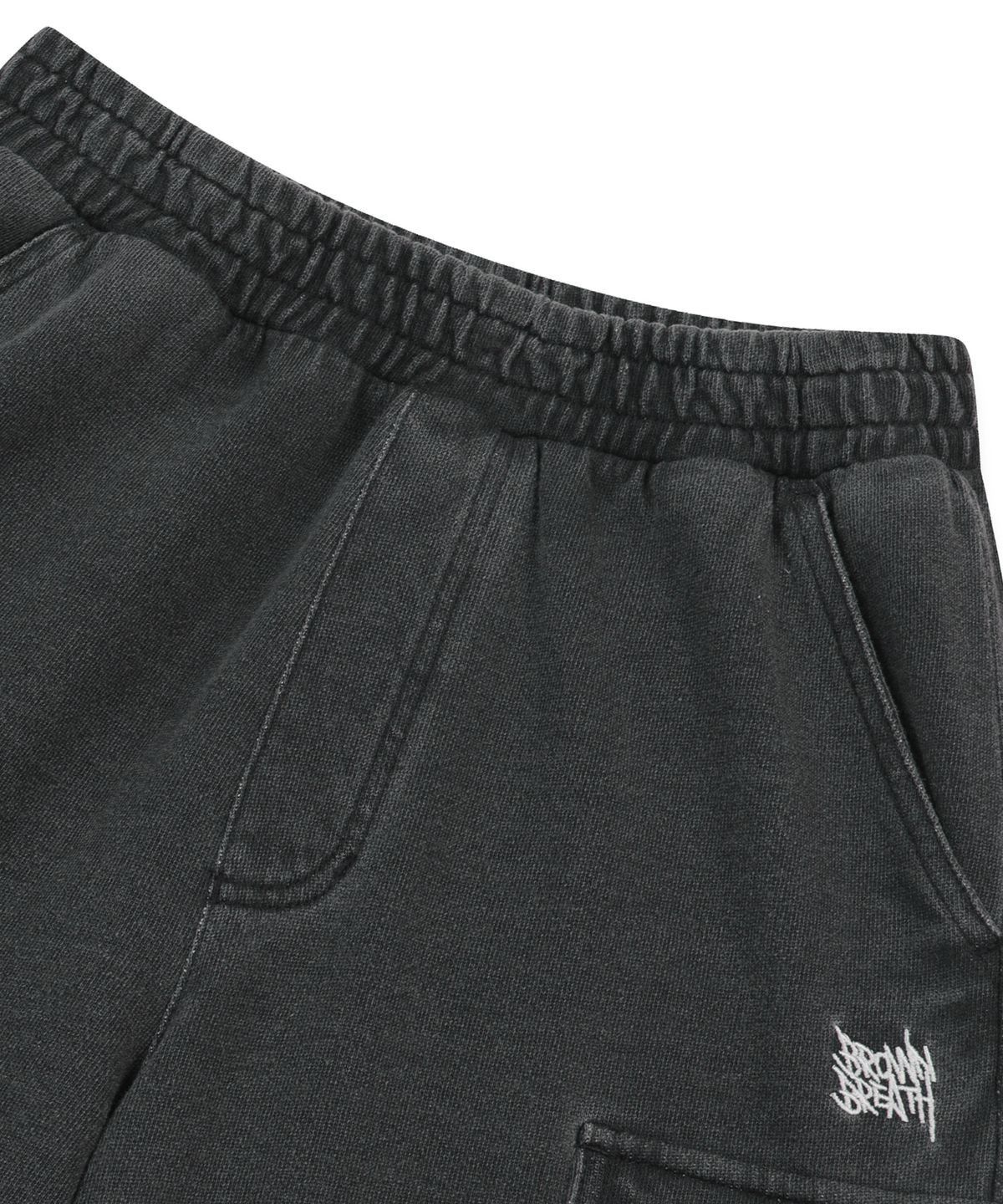 브라운브레스 키즈(BROWNBREATH KIDS) KIDS DENIM JOGGER PANTS - DARK GREY