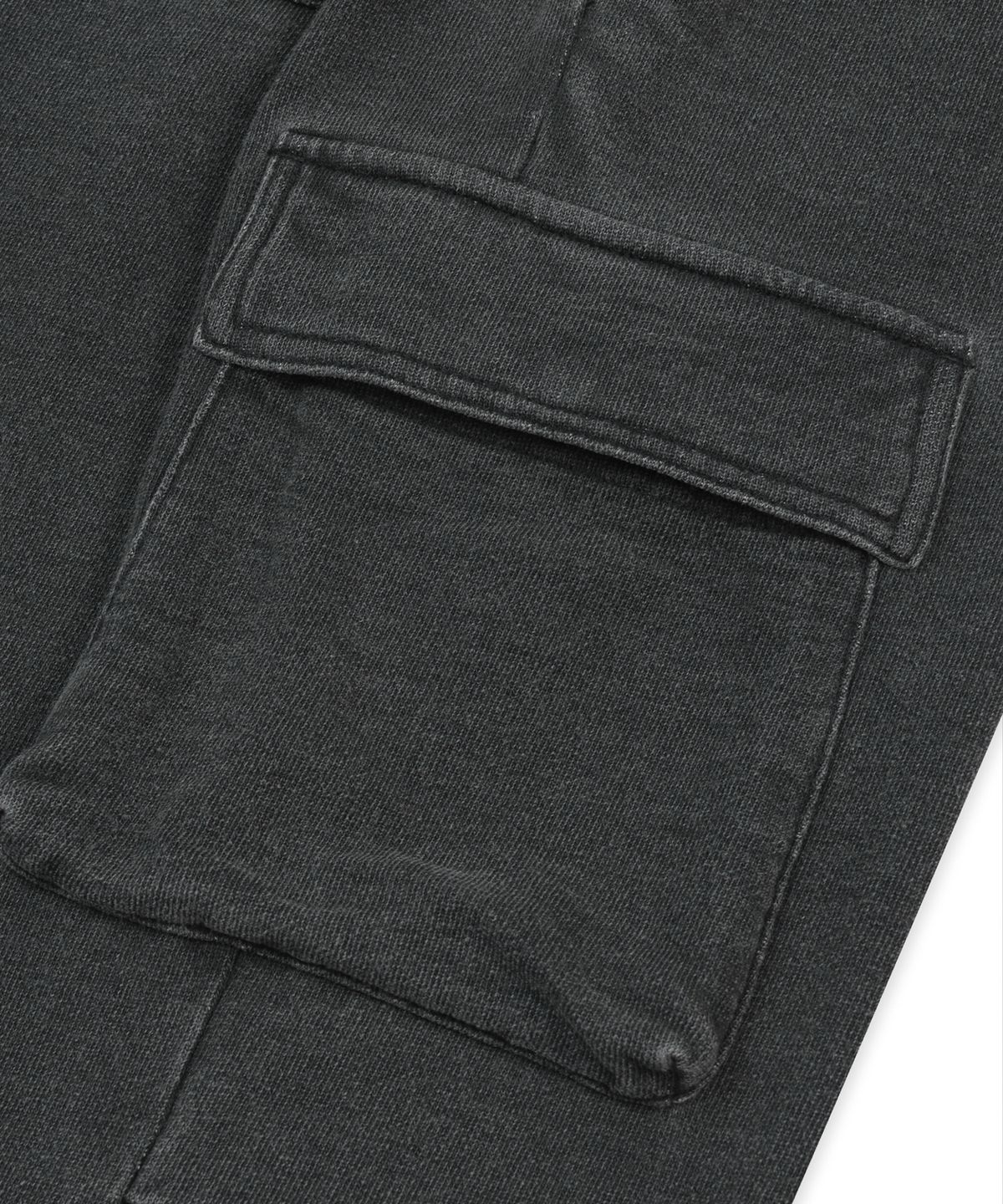 브라운브레스 키즈(BROWNBREATH KIDS) KIDS DENIM JOGGER PANTS - DARK GREY